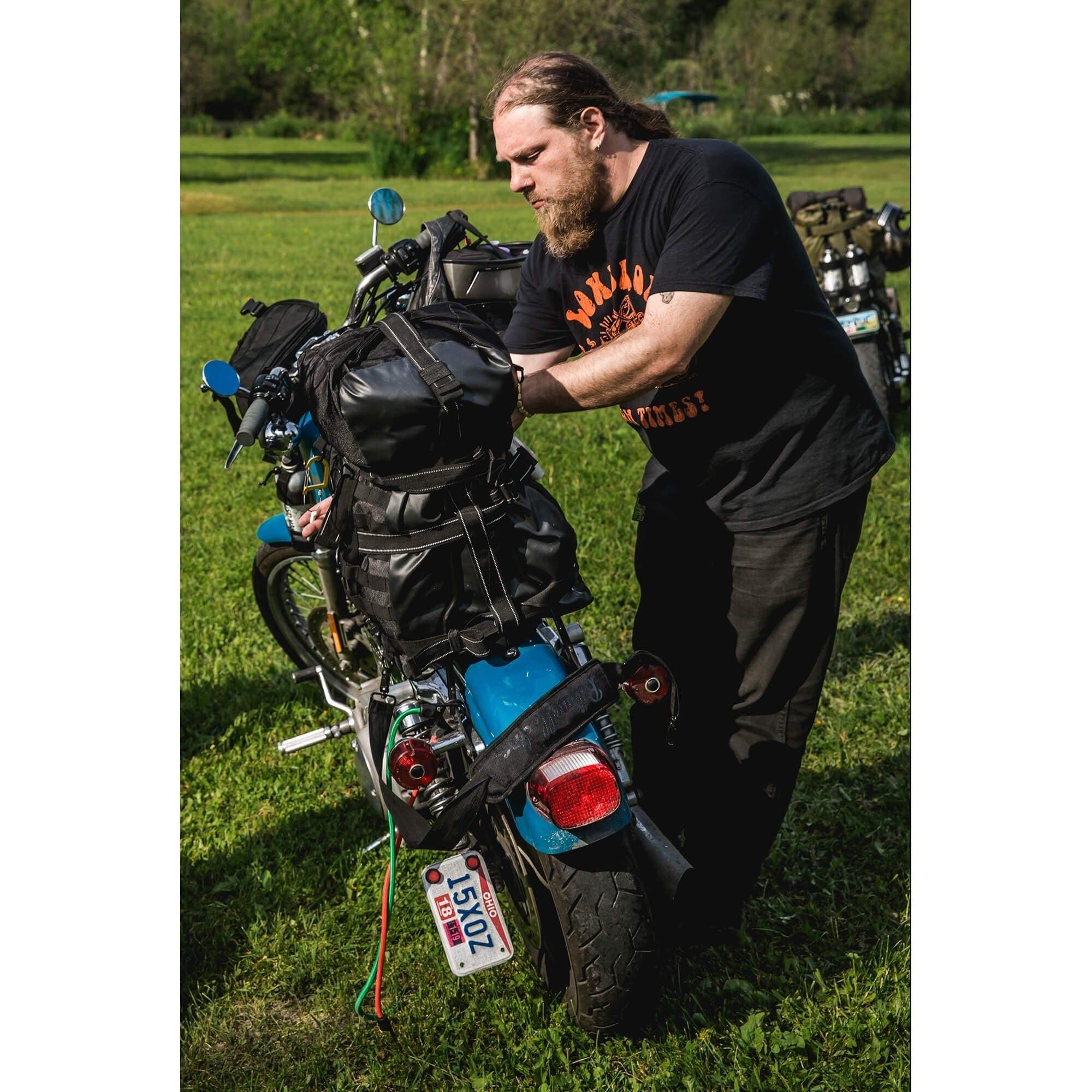EXFIL-80 2.0 - Motorcycle Travel Bag - Black - Image 22