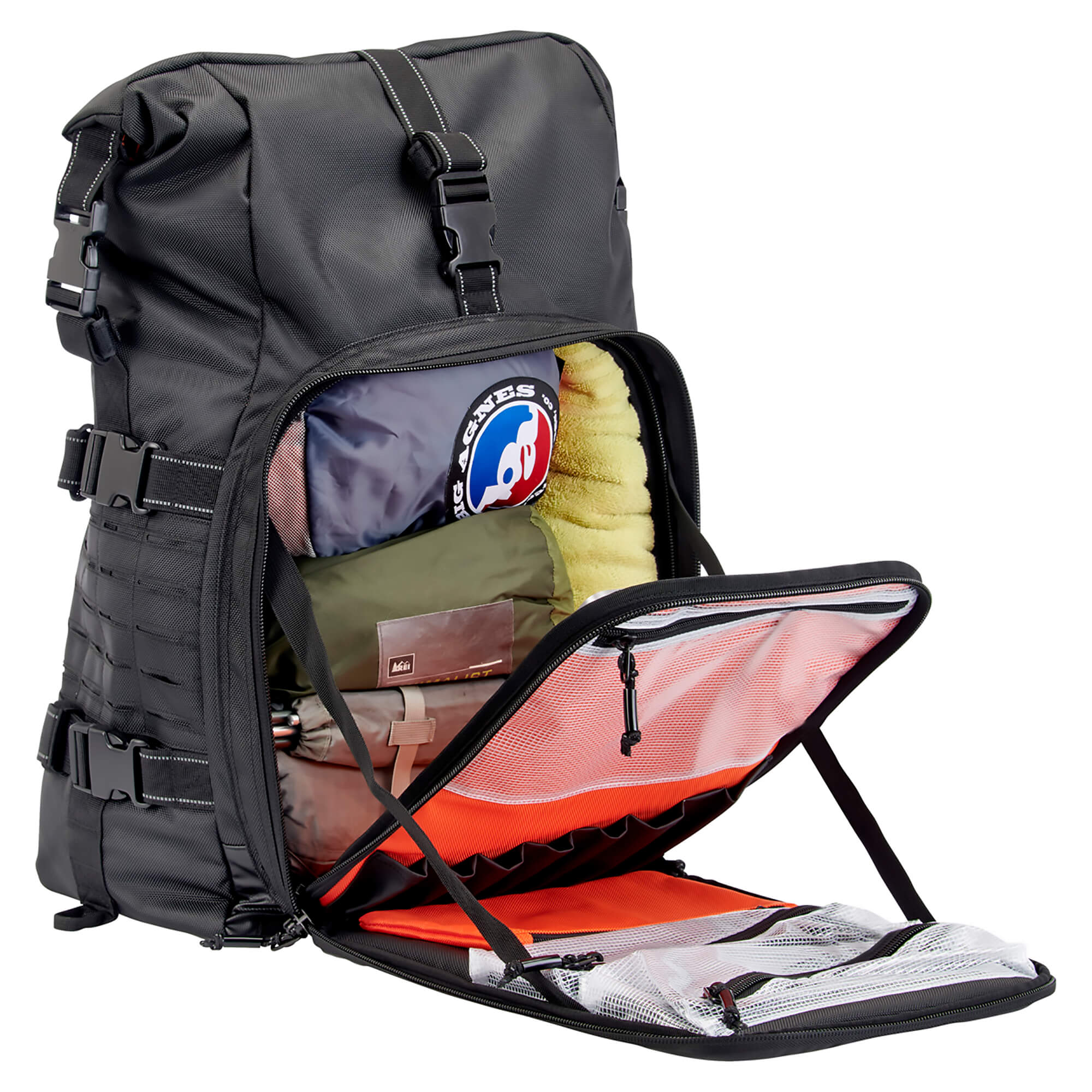 EXFIL-80 2.0 - Motorcycle Travel Bag - Black - Image 3