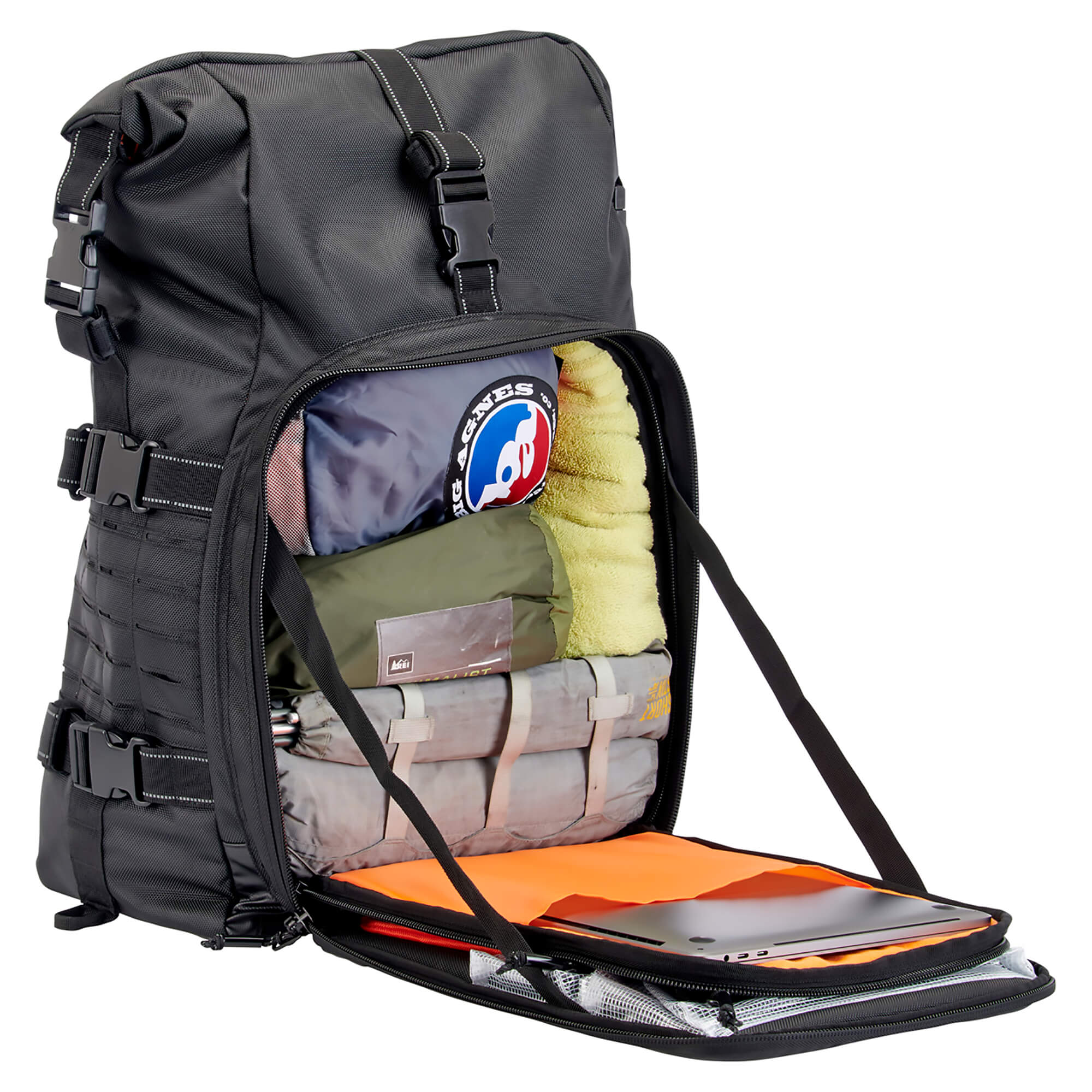 EXFIL-80 2.0 - Motorcycle Travel Bag - Black - Image 4