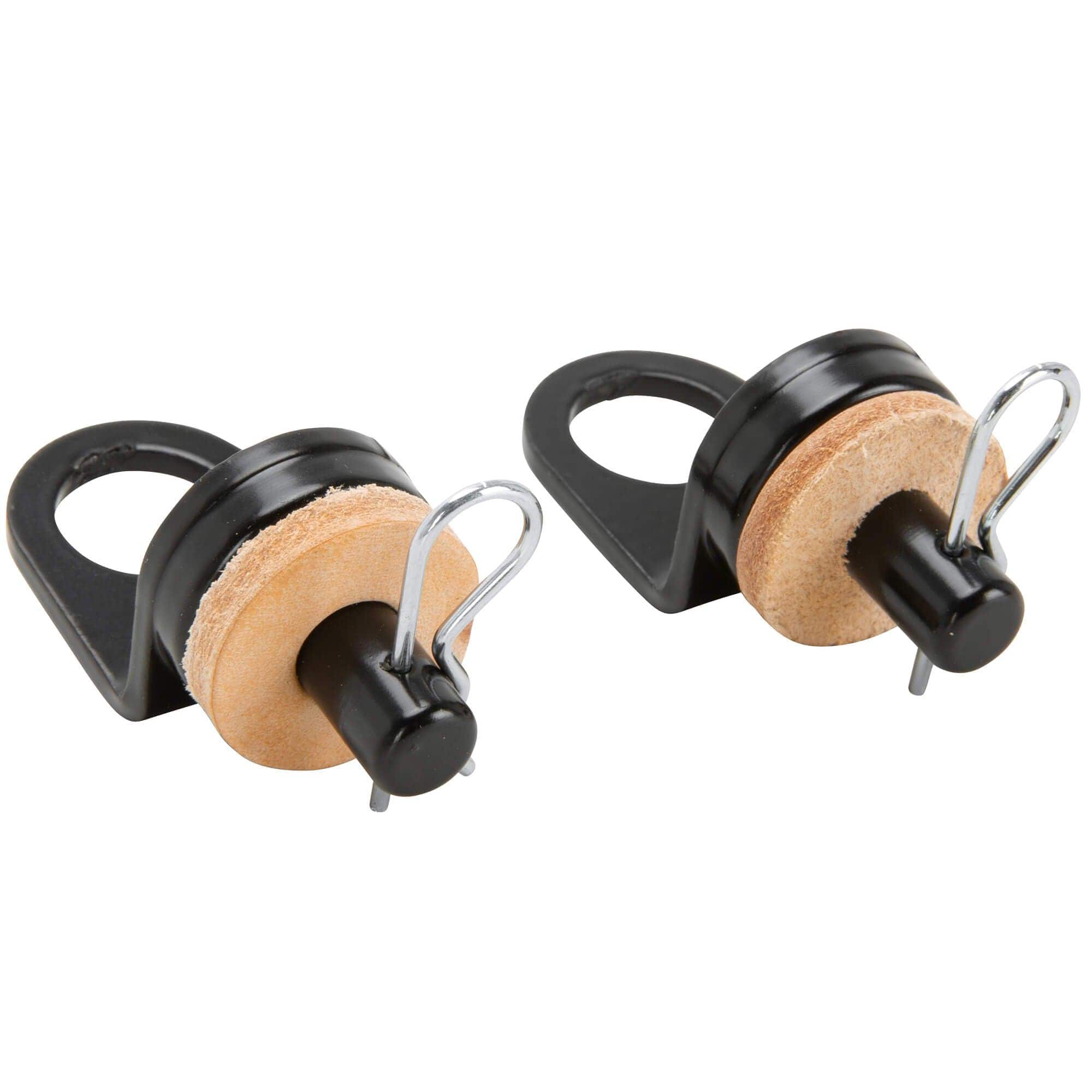 Black Solo Seat Bolt-On Spring Mounts for Harley-Davidson Swingarm Frames 1958 - 1985 - Image 4