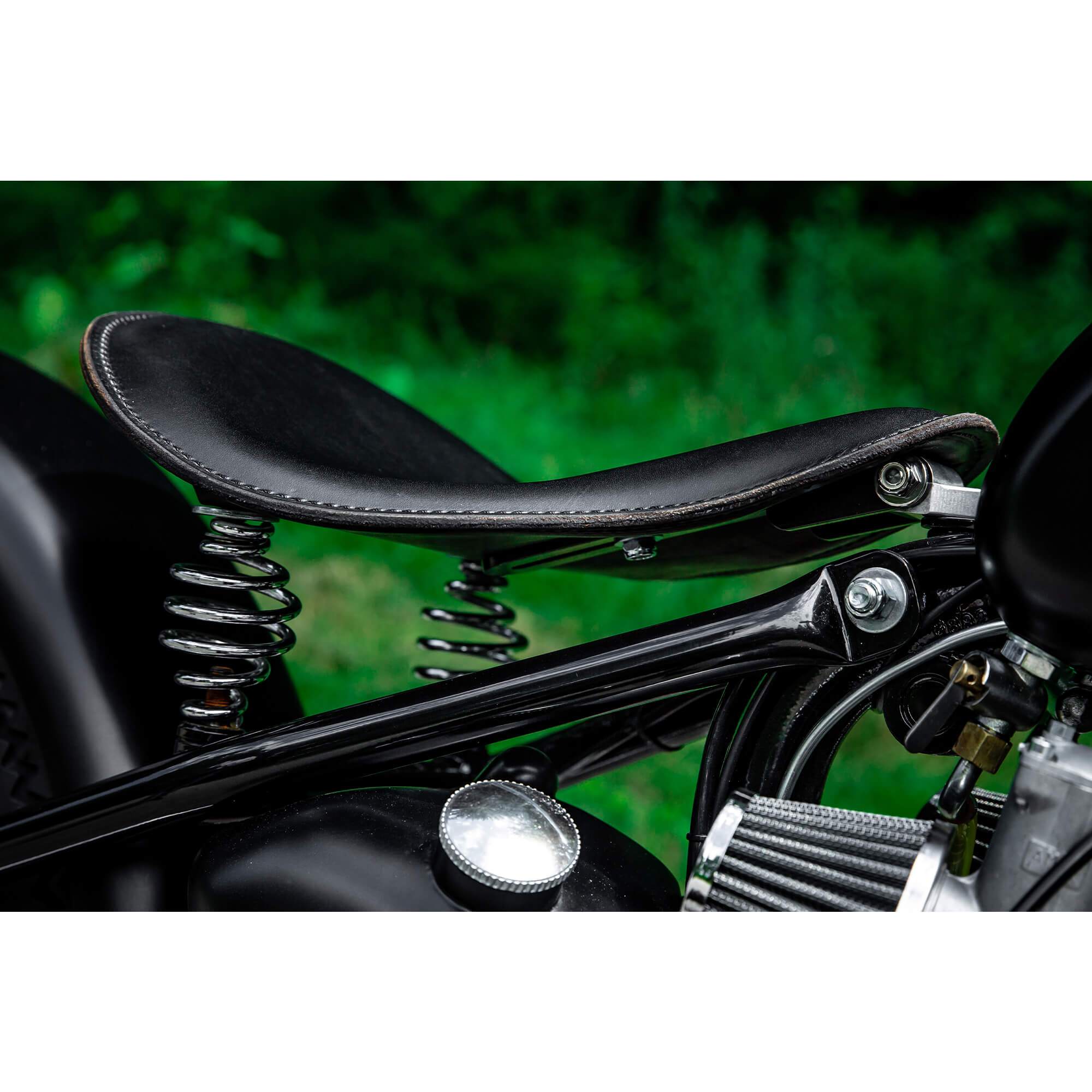 Black Steel Solo Seat Hinge / Pivot Bracket - 1963-70 Triumph - Image 15