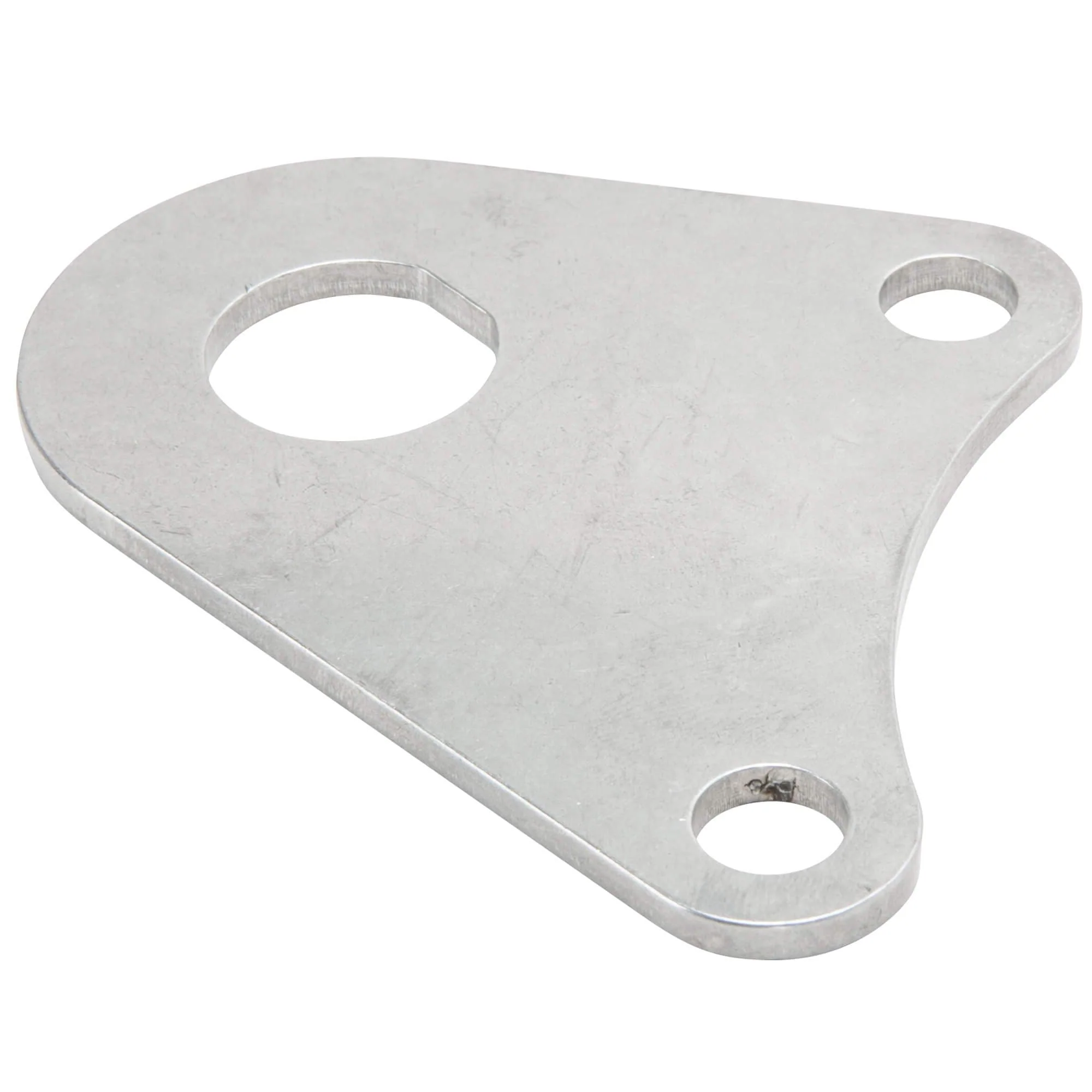 Bolt On 3/4 inch Ignition Key Switch Bracket for Harley-Davidson Four Speed Transmissions - Tumbled Stainless - Image 2