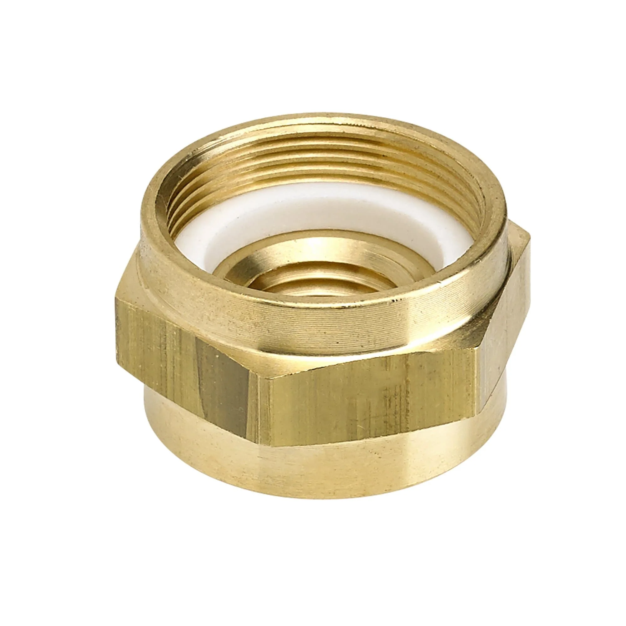 22mm to 1/4 inch NPT Brass Petcock Adapter Nut