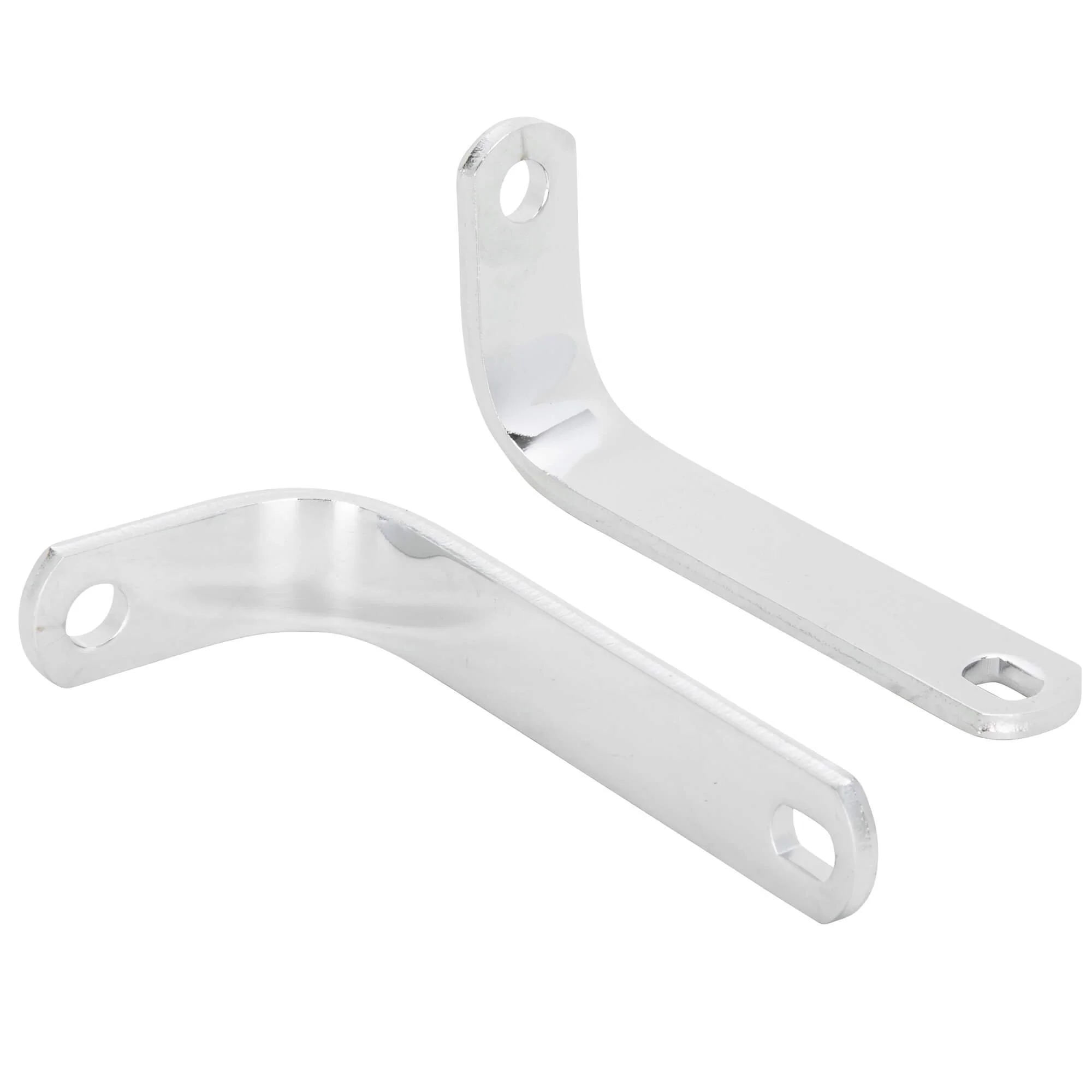 Chrome Exhaust Mounting Brackets Triumph Motorcycles OEM #70-6857