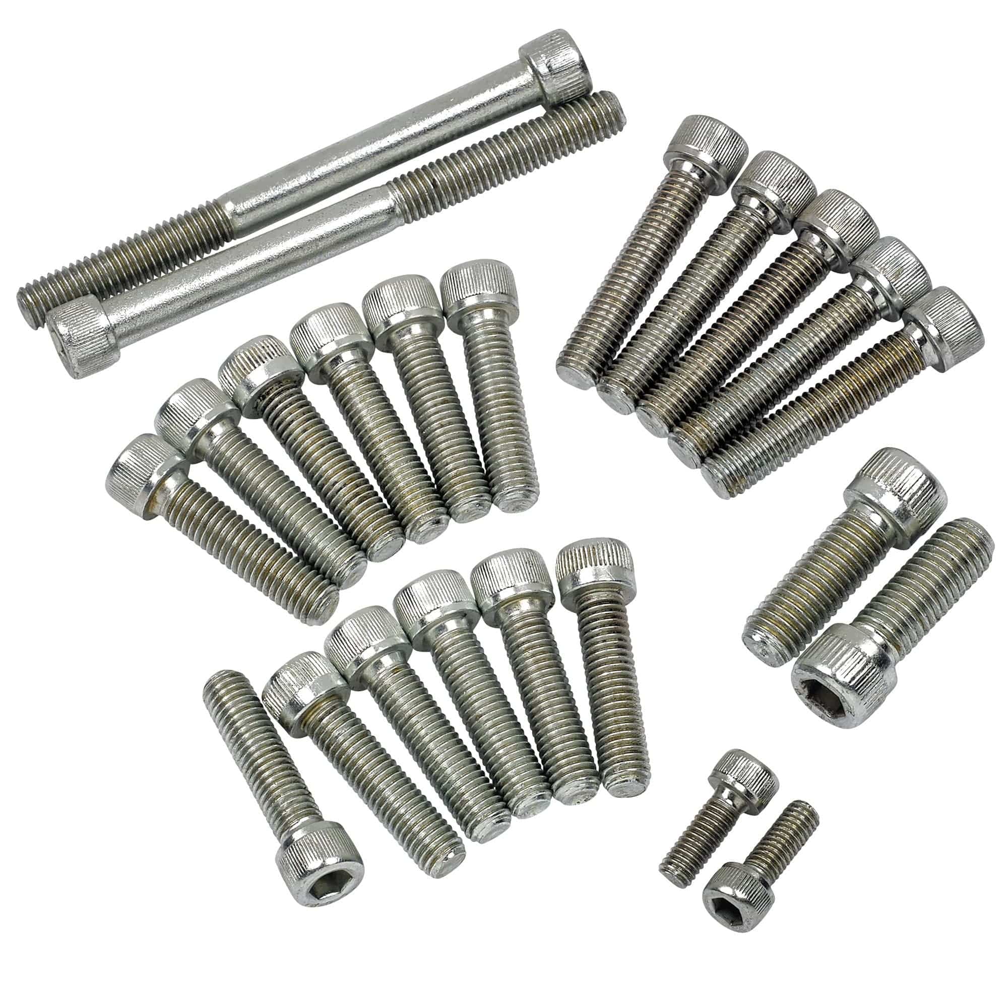 Side Cover Allen Hardware Set - Stainless- Triumph 650 c.c. Motorcycles 1963 - 1968