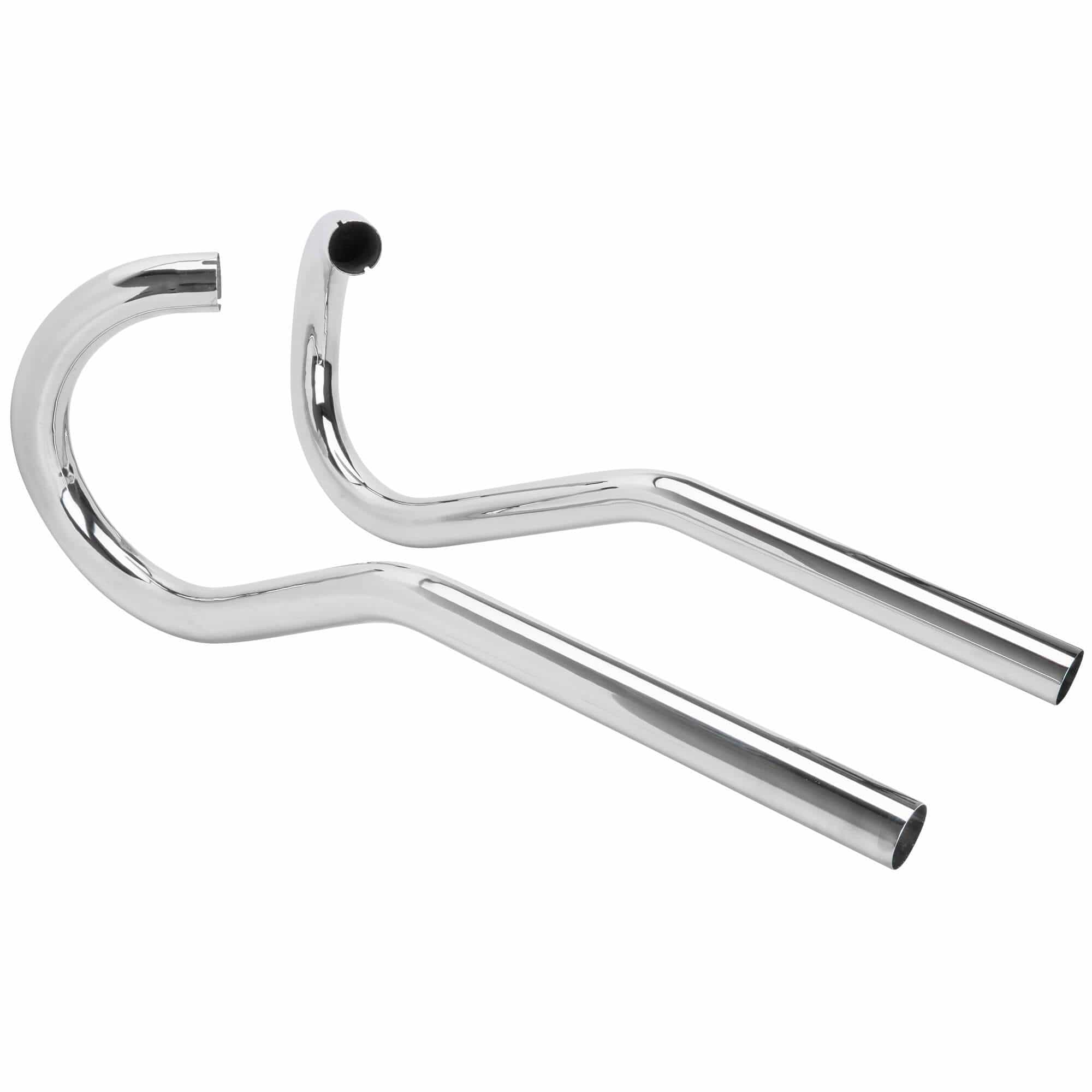 Superior Ram's Horn High Level Exhaust for Triumph Pre-Unit UK Made - Image 2