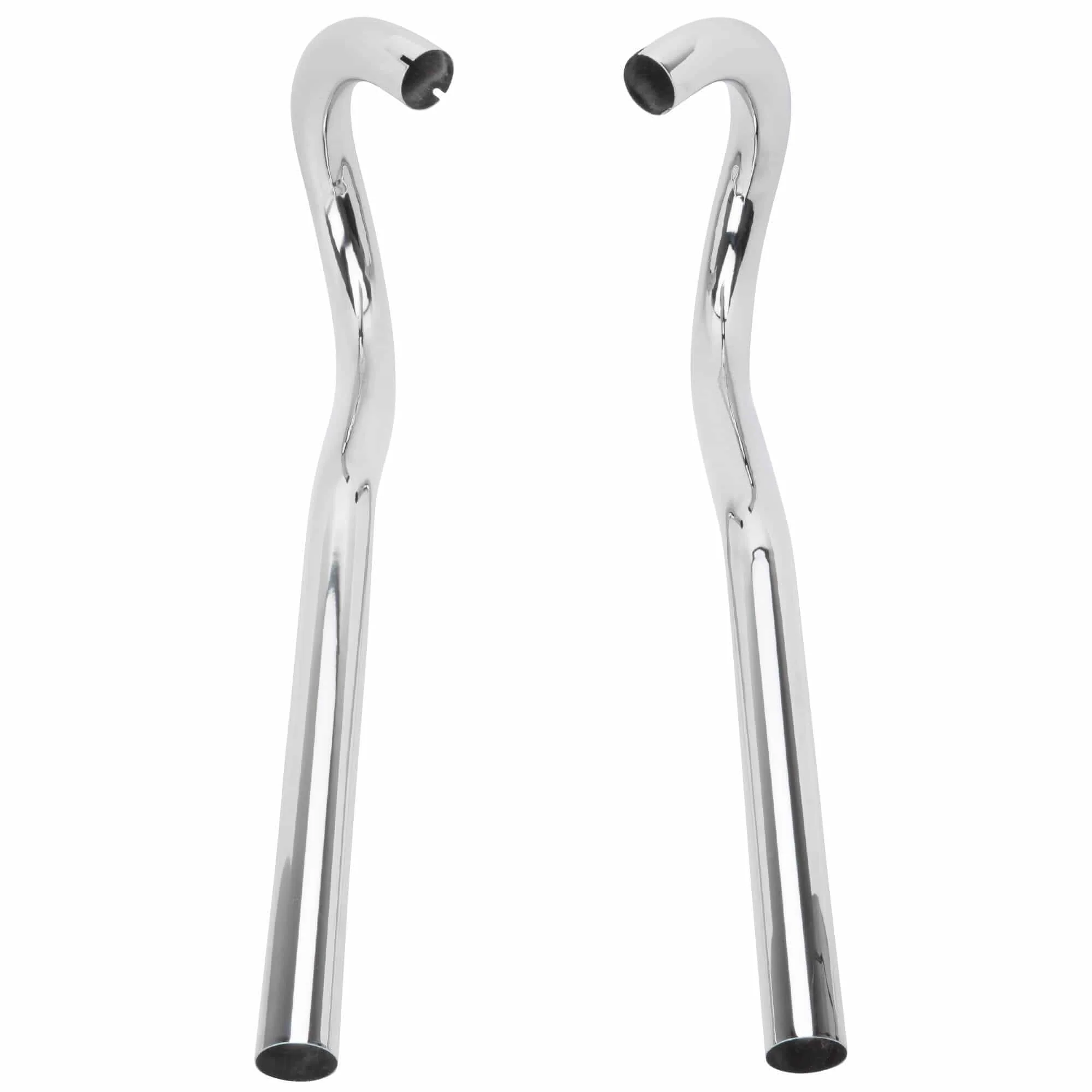 Superior Ram's Horn High Level Exhaust for Triumph Pre-Unit UK Made - Image 3