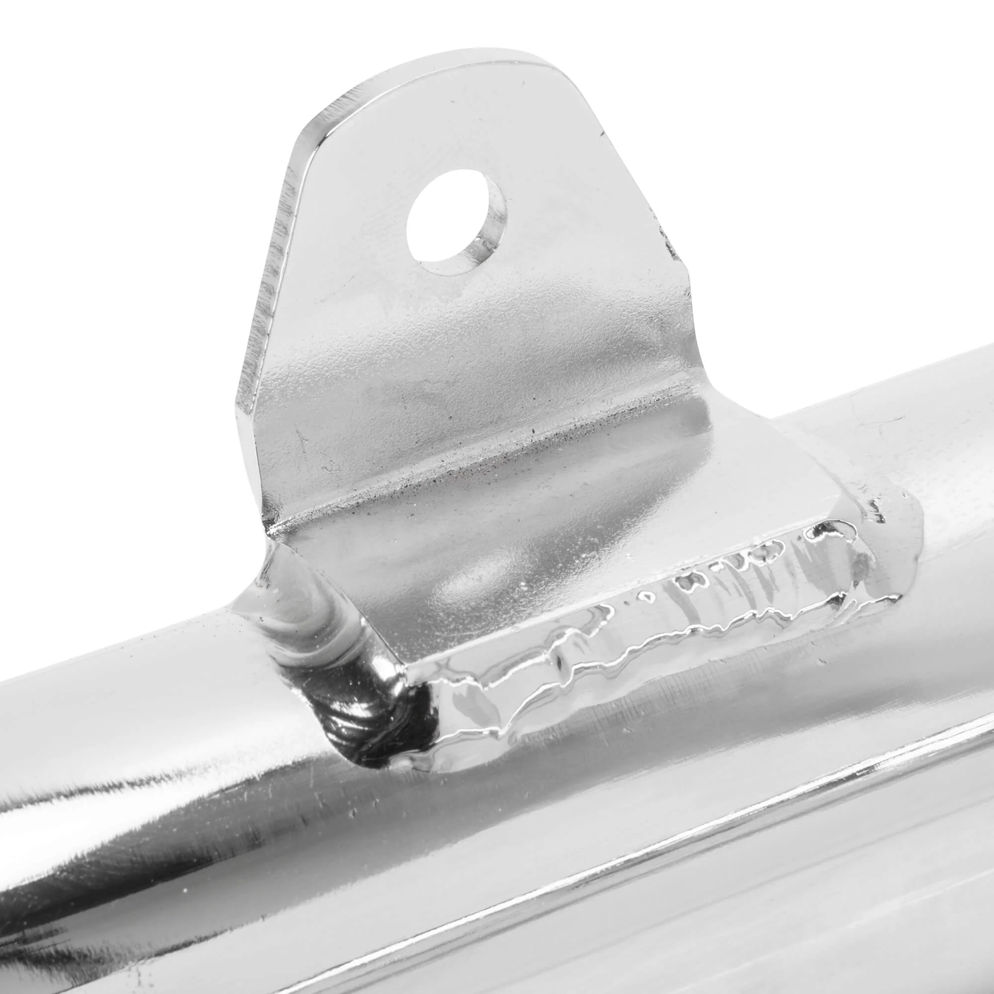 Triumph 1-3/4 inch Upswept Drag Exhaust Pipes - Chrome - Image 4