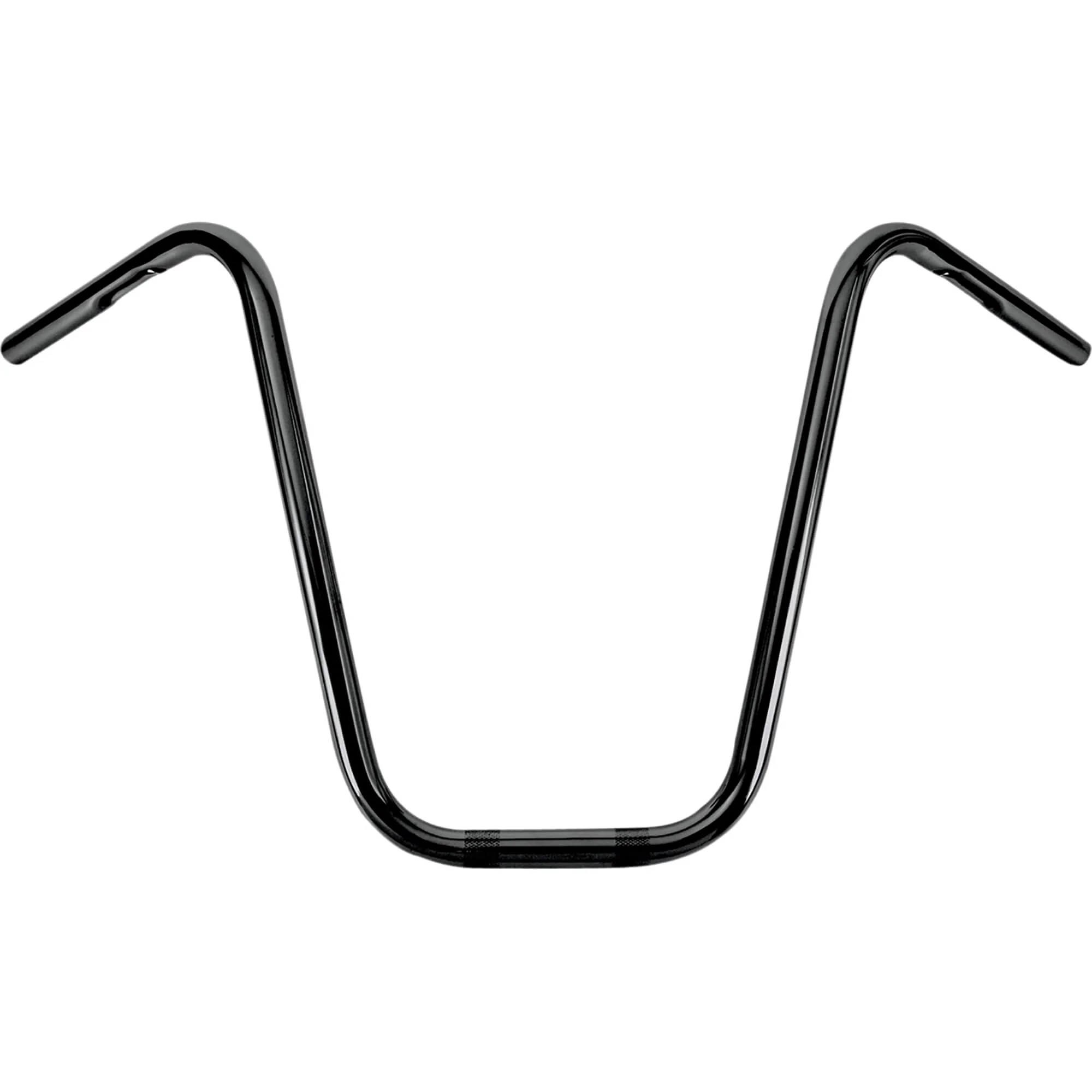 Narrow Bottom Ape Hanger Handlebars - 1 inch - 16 inch Rise - Black
