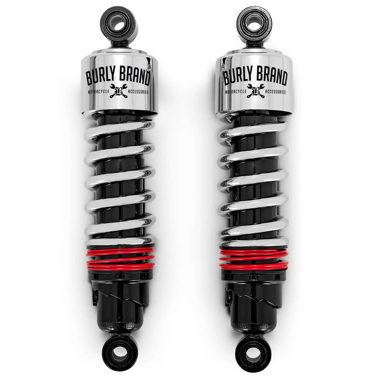 Slammer Plus Shocks - 2004 - 2020 Harley-Davidson Sportster XL - Chrome