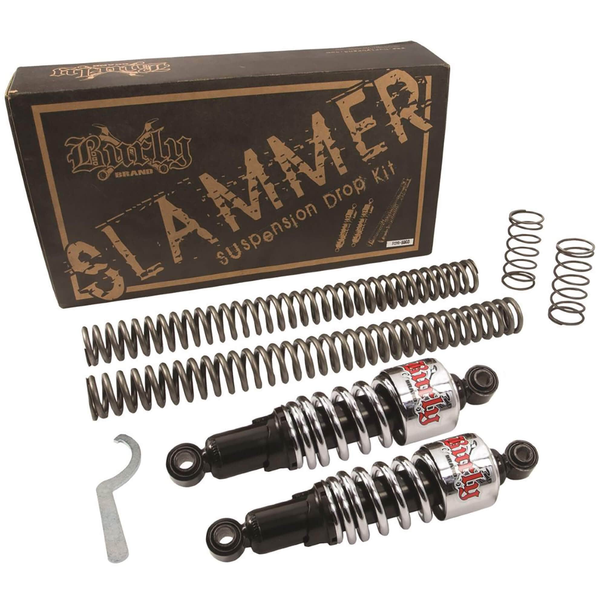 Slammer Suspension Kit - 2004 - 2020 Harley-Davidson Sportster XL - Chrome