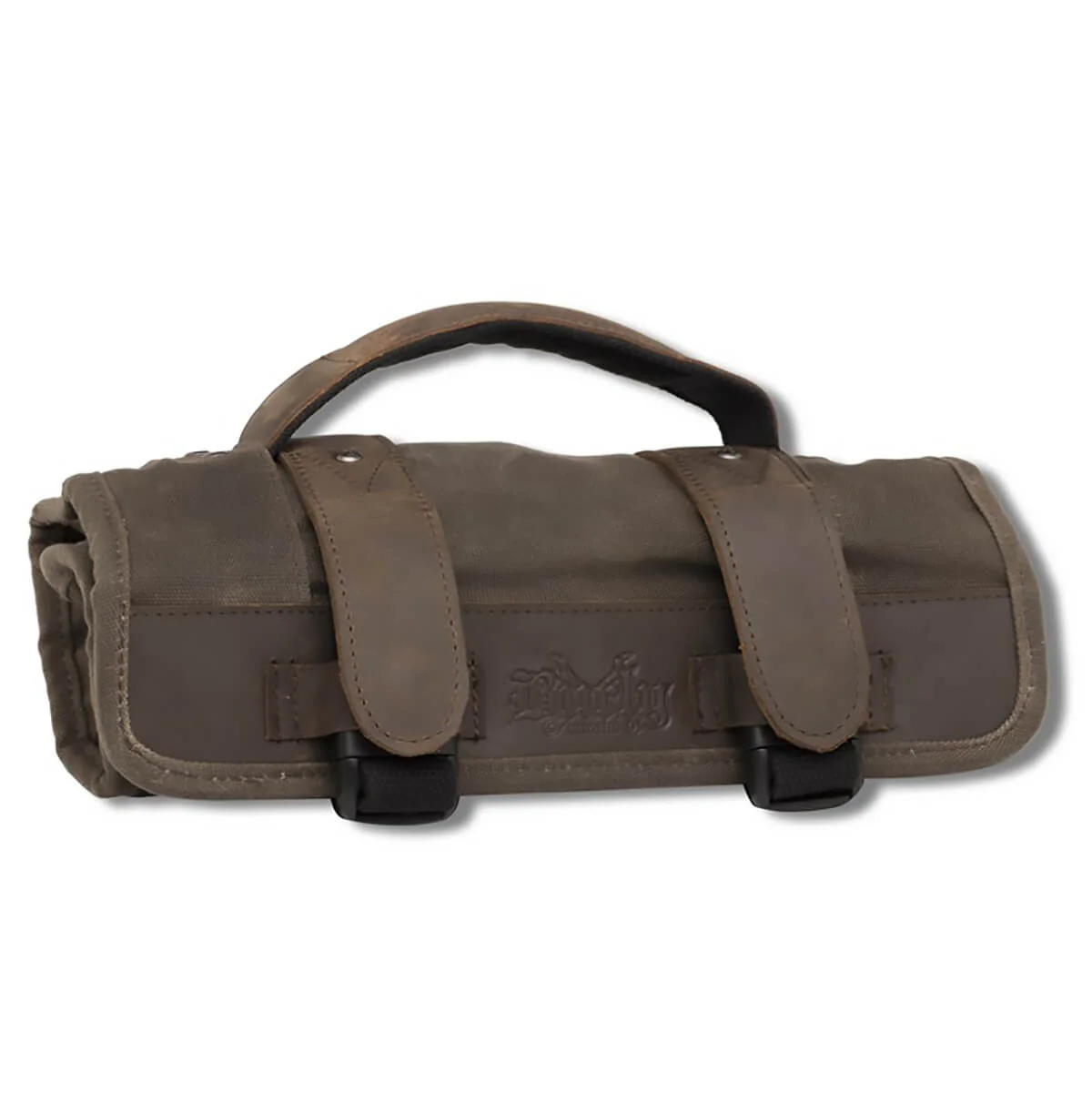 Waxed Cotton Tool Roll - Brown - Image 4