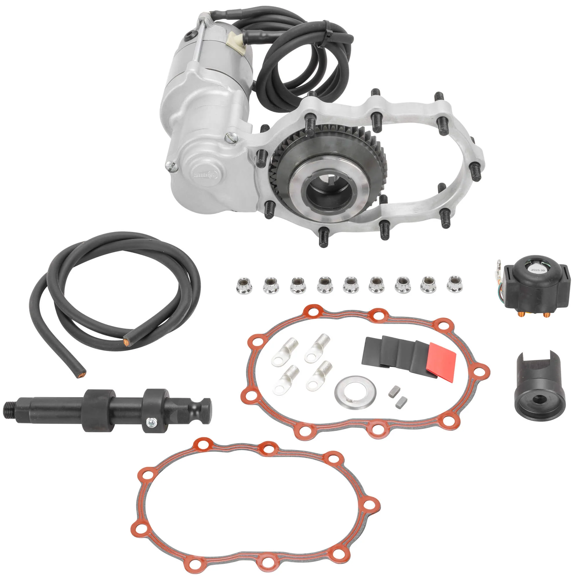 Stealthstarter Electric Starter Kit for Rigid Frame Harley-Davidson Big Twins with Baker 6-in-4 Gearboxes - Image 2