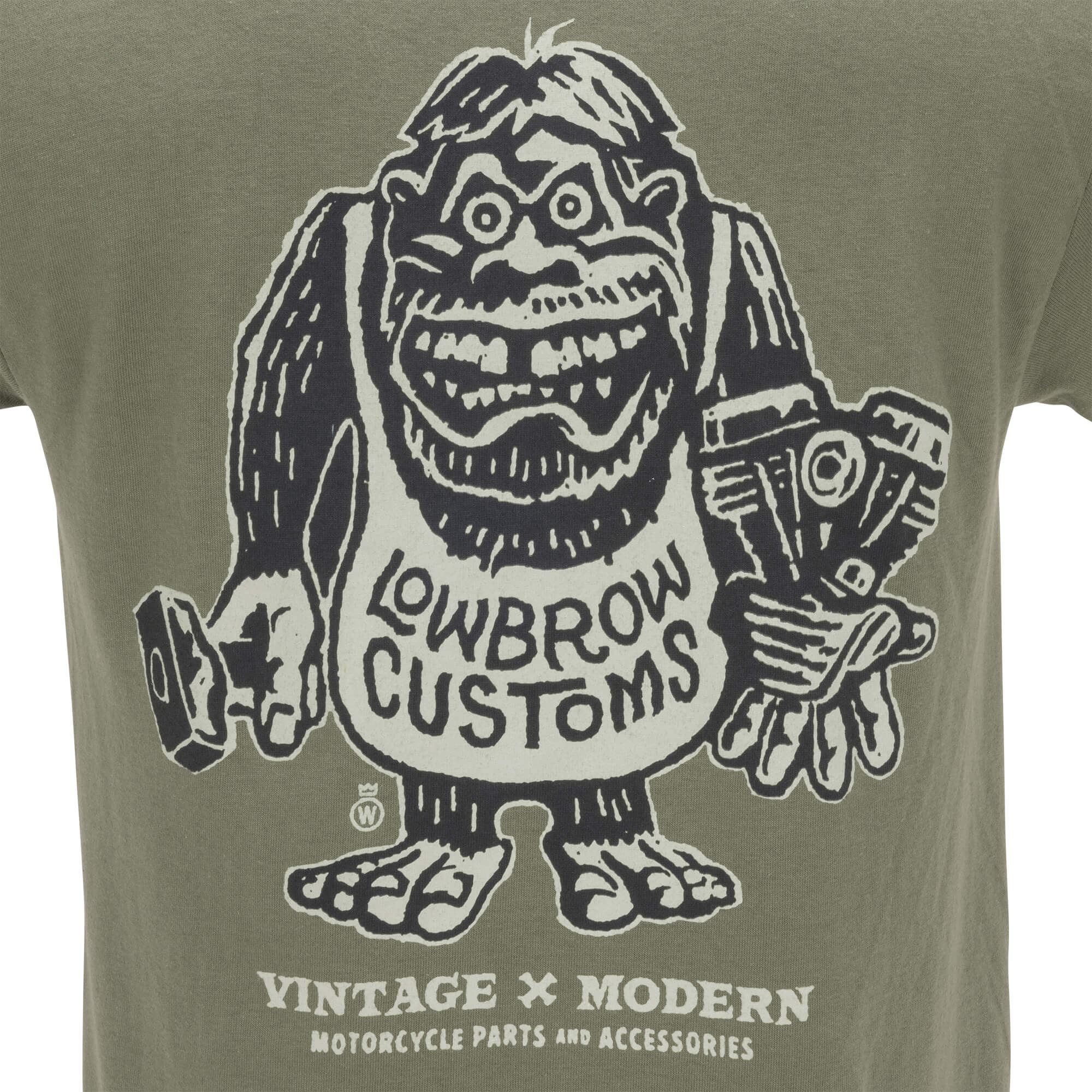 Caveman T-Shirt - Olive - Image 2