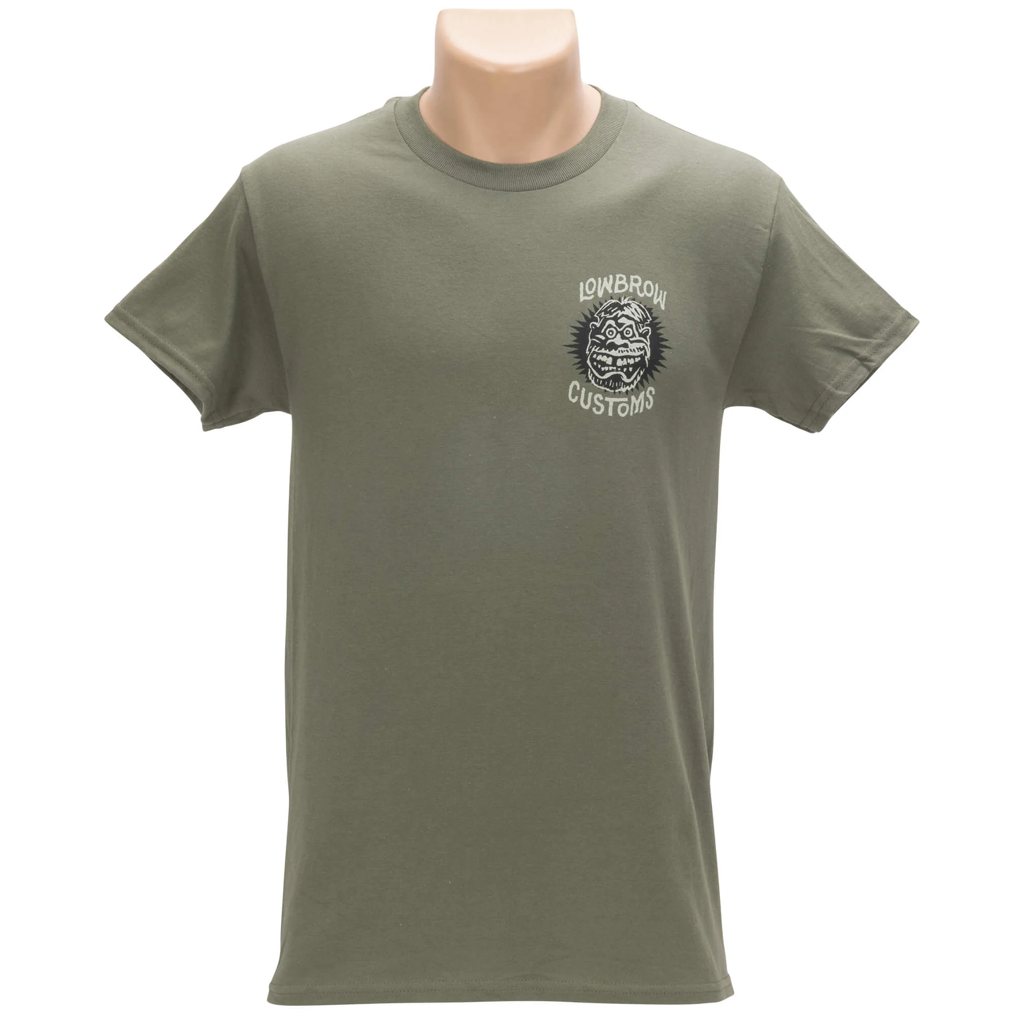 Caveman T-Shirt - Olive - Image 3