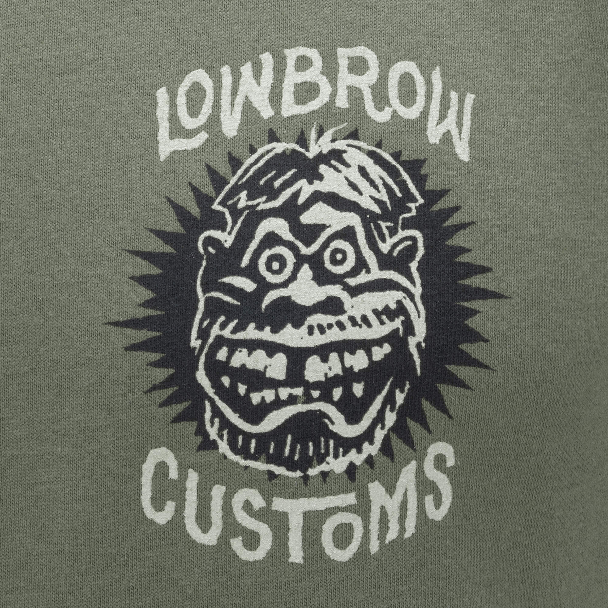 Caveman T-Shirt - Olive - Image 4