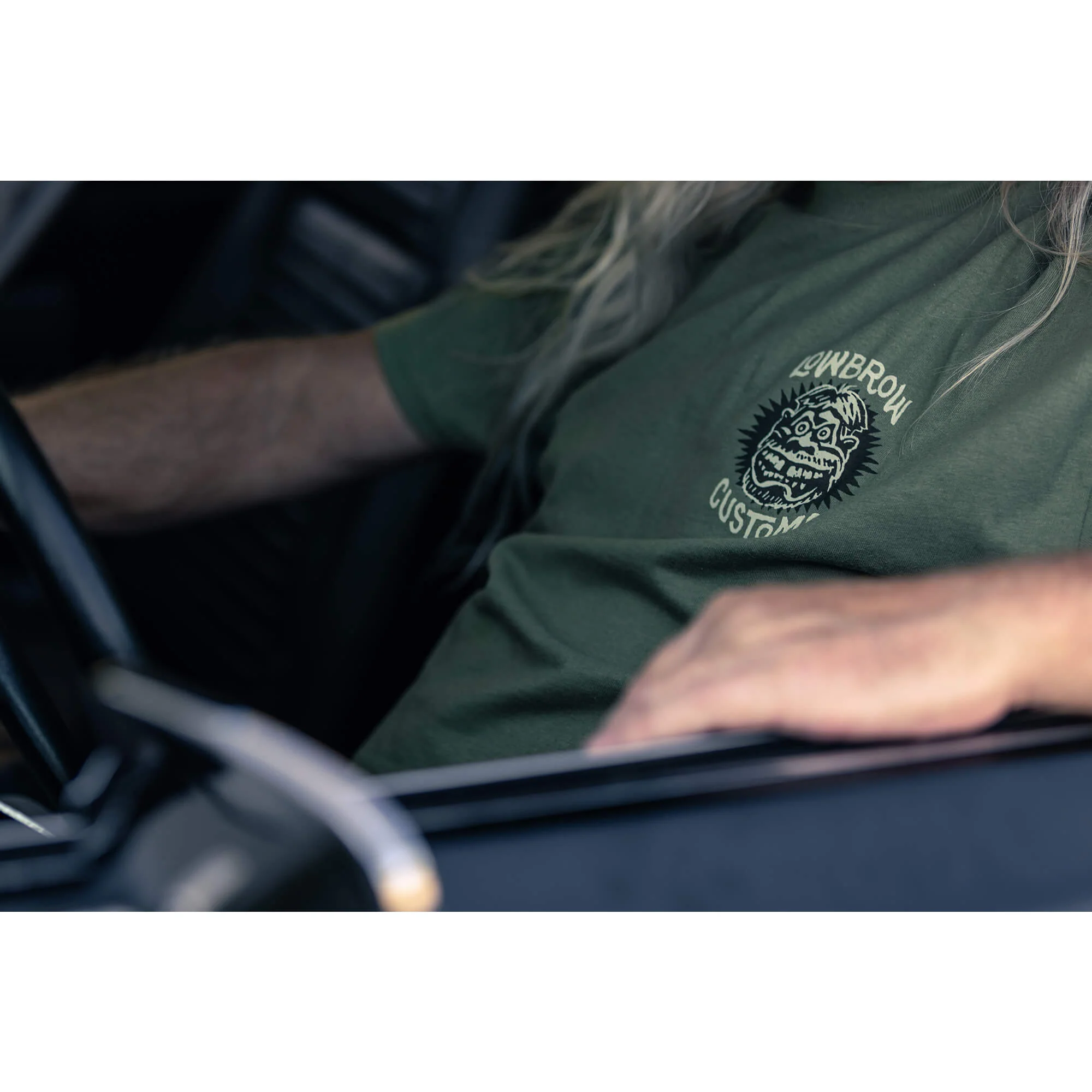 Caveman T-Shirt - Olive - Image 9
