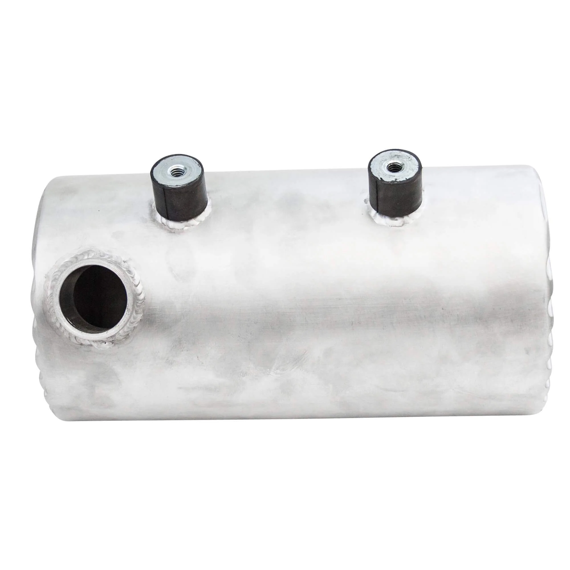 Aluminum Oil Tank With Finned Ends - Raw Finish - for Harley-Davidson Choppers - Image 4