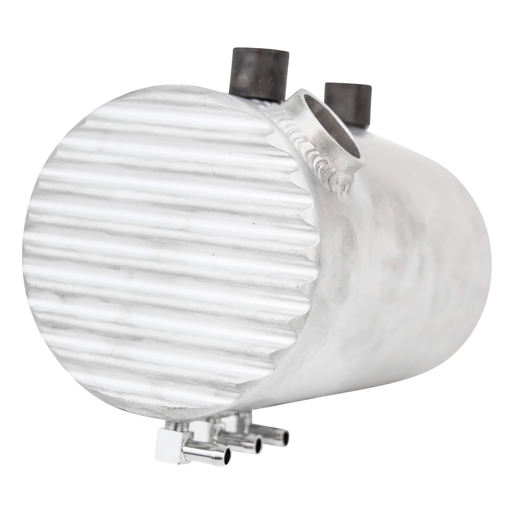 Aluminum Oil Tank With Finned Ends - Raw Finish - for Harley-Davidson Choppers - Image 6