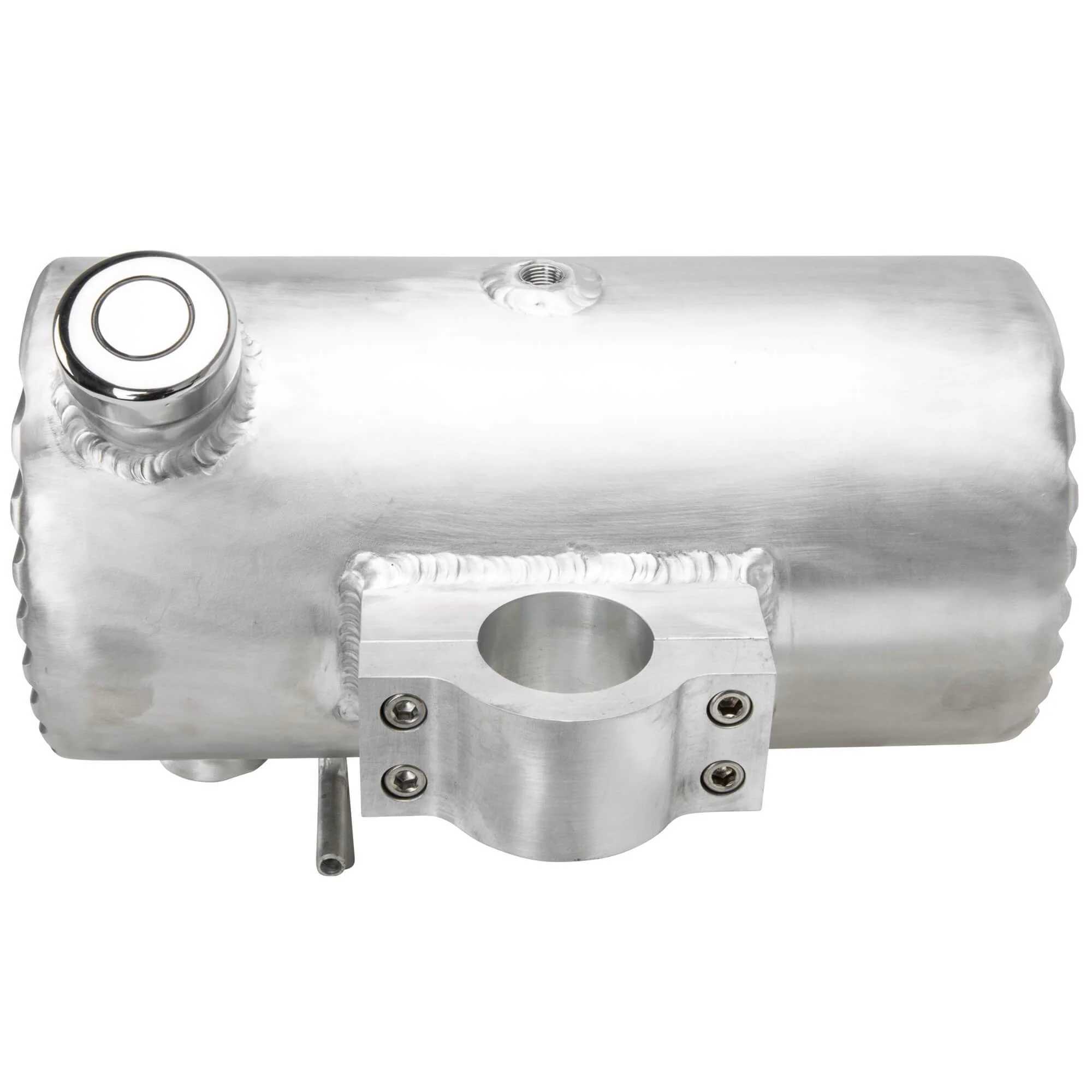 Clamp On Aluminum Oil Tank - 1954 - 1970 Triumph 650 - Finned Ends - Image 5