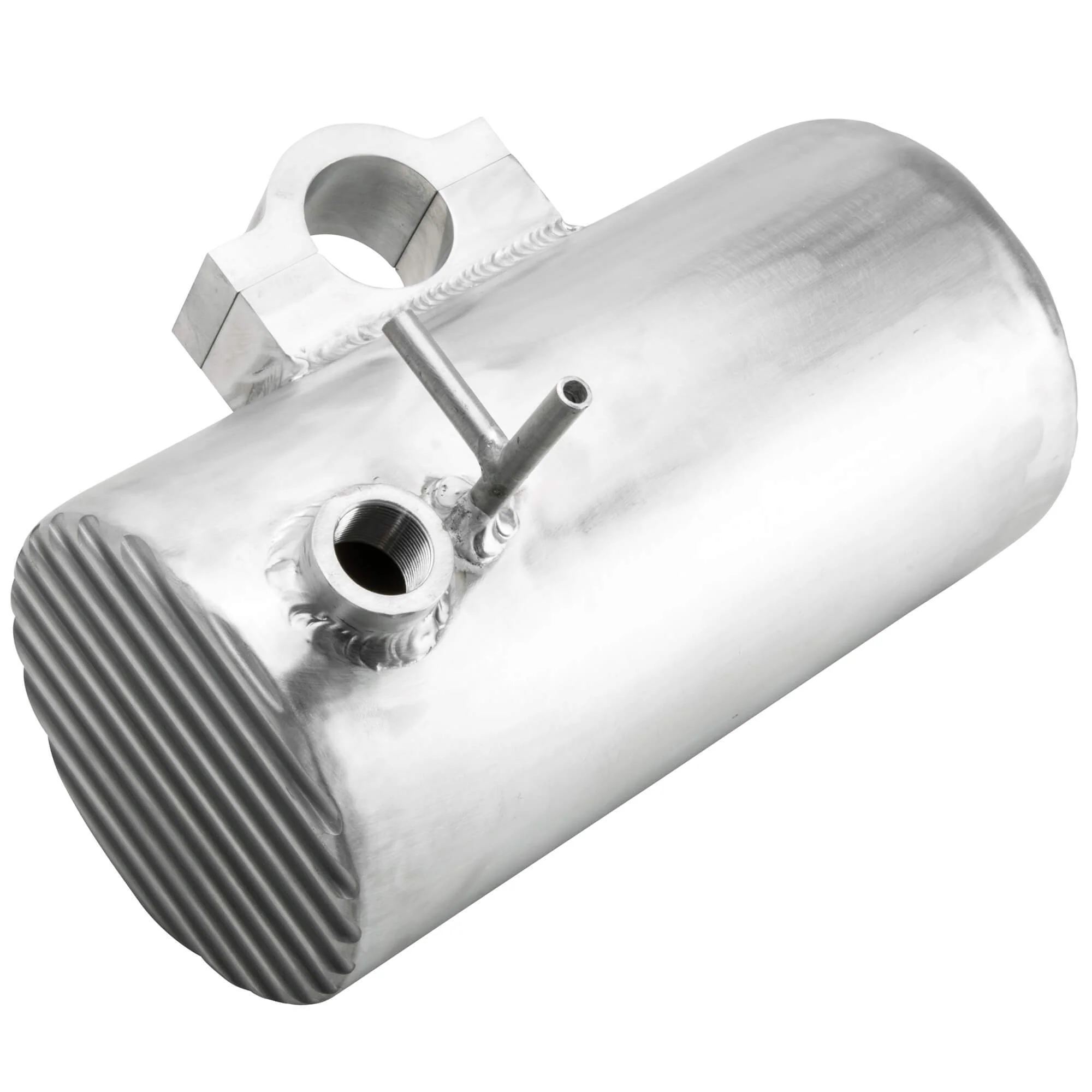 Clamp On Aluminum Oil Tank - 1954 - 1970 Triumph 650 - Finned Ends - Image 7