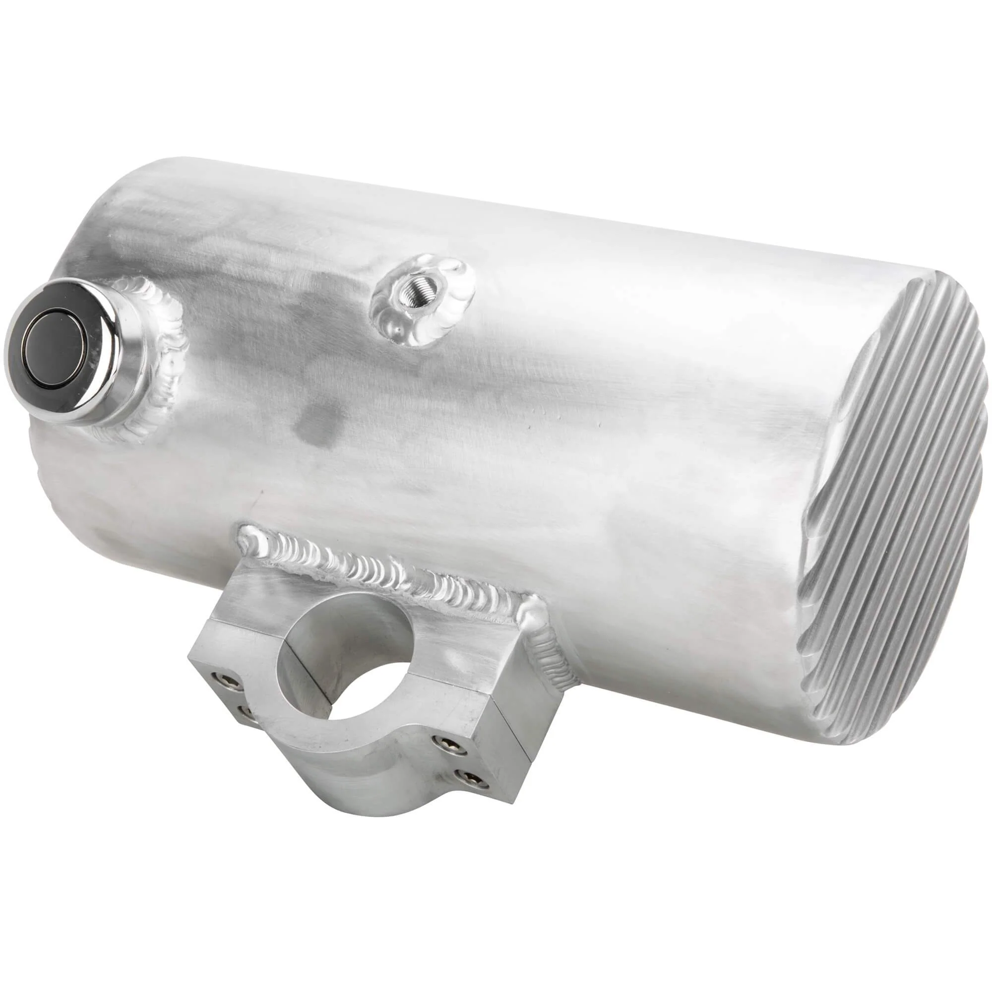 Clamp On Aluminum Oil Tank - 1954 - 1970 Triumph 650 - Finned Ends - Image 9