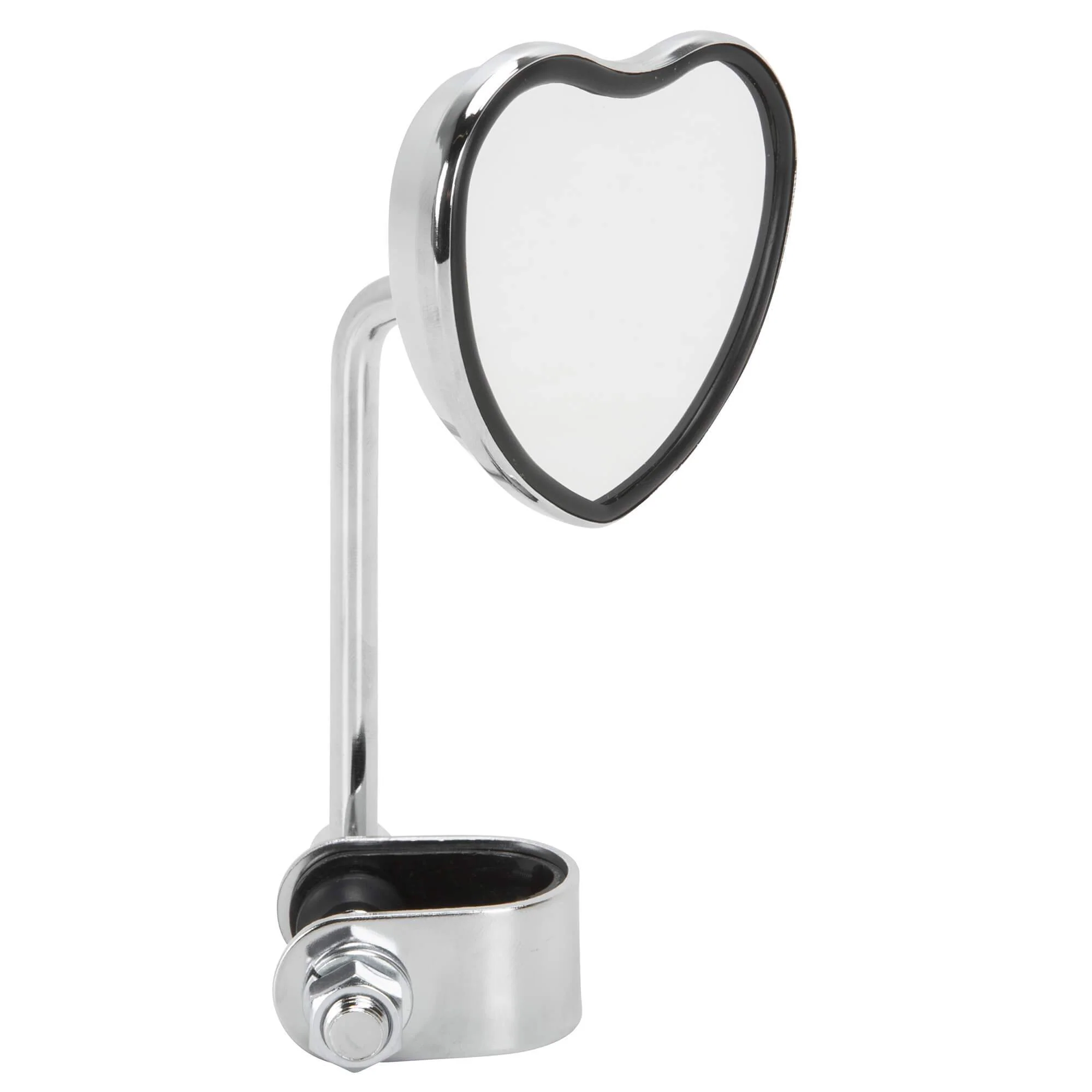 Heartthrob Motorcycle Mirror - Clamp On - Chrome - Image 2
