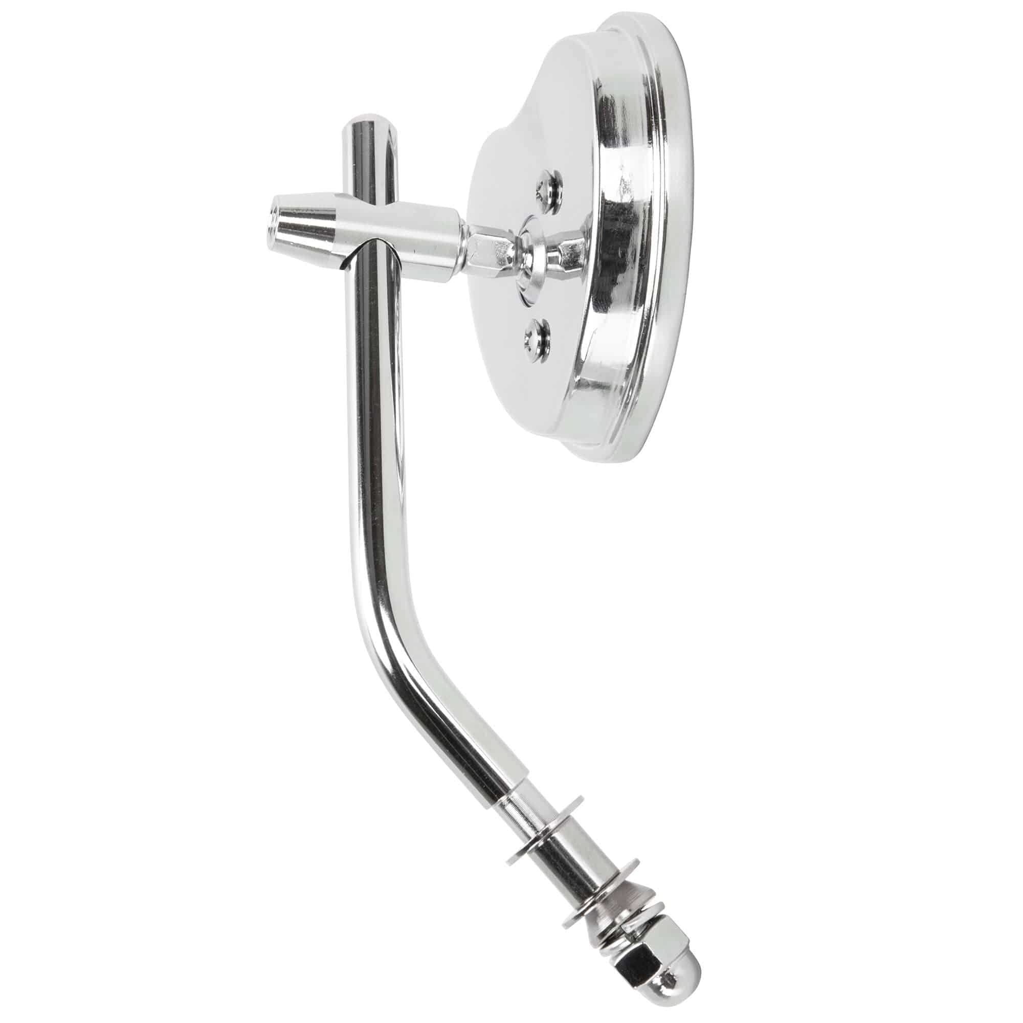 Heartthrob Motorcycle Mirror - Perch Mount - Chrome - Image 4