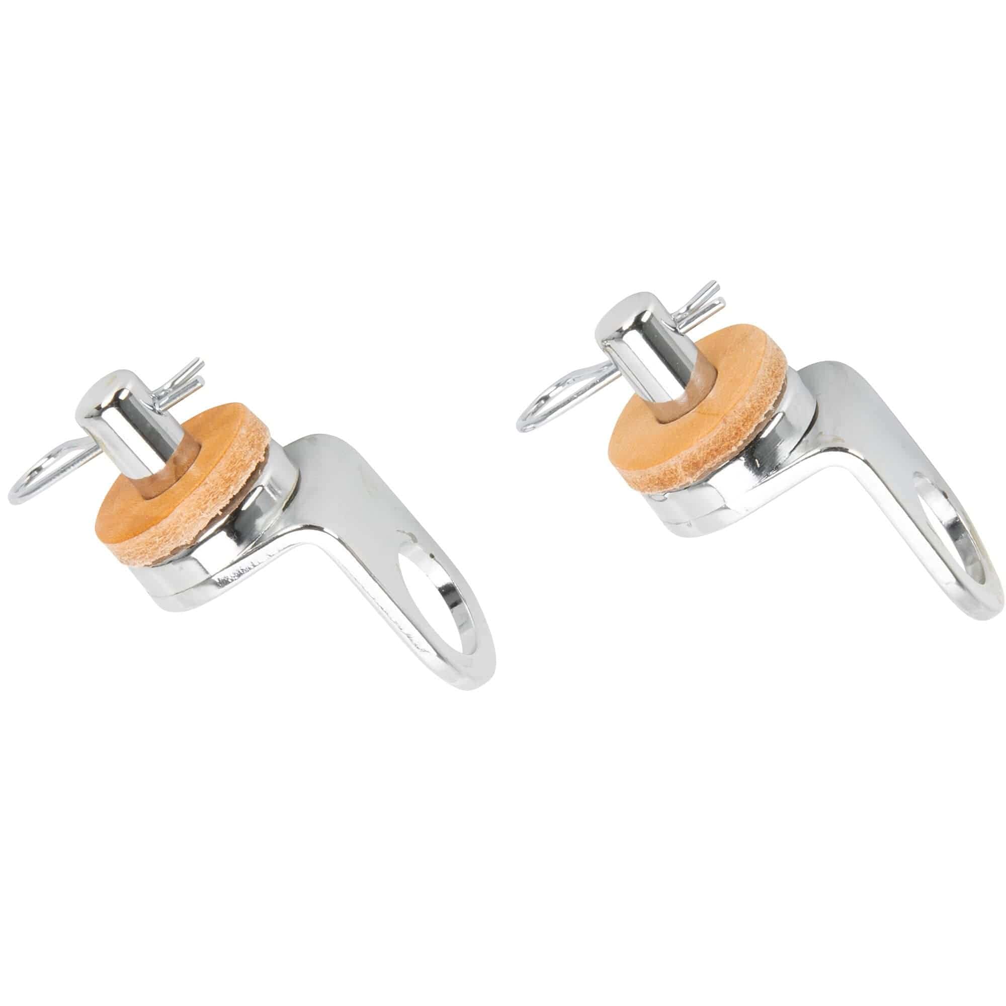 Chrome Solo Seat Bolt-On Spring Mounts for Harley-Davidson Swingarm Frames 1958 - 1985 - Image 3