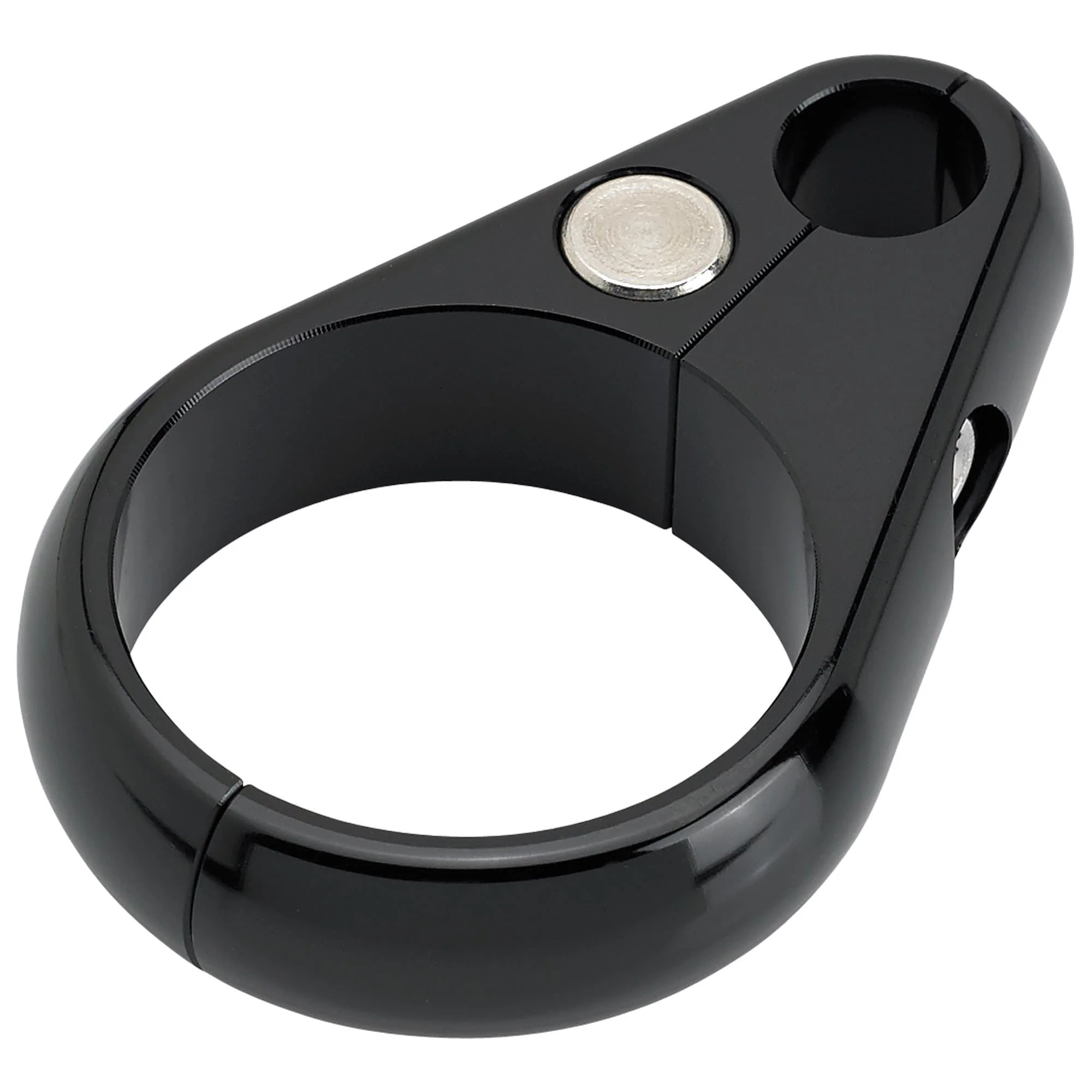 Clutch / Brake Cable Clamp - Black - for 1-1/4 inch Frame Tubing