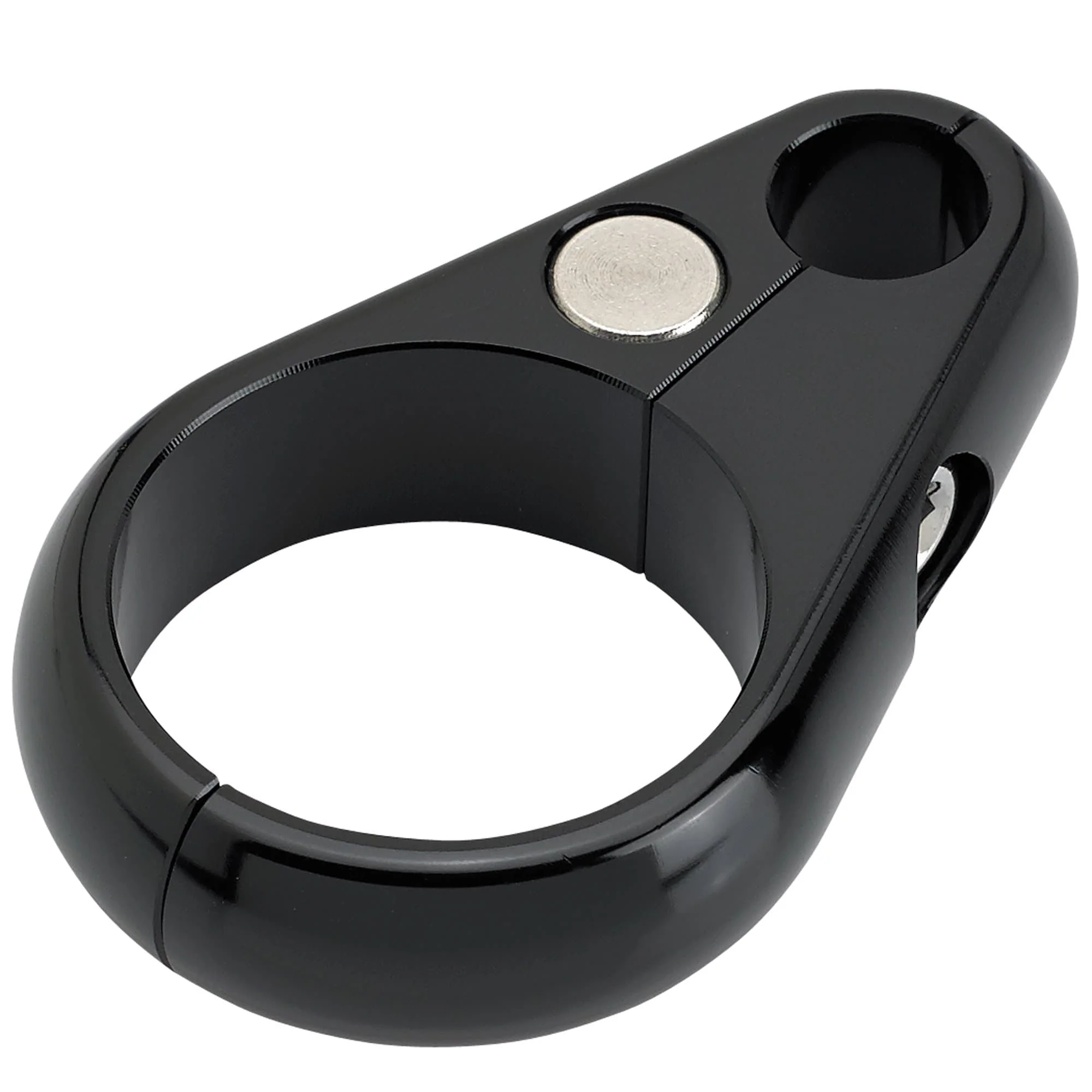Clutch / Brake Cable Clamp - Black - for 1-1/8 inch Frame Tubing