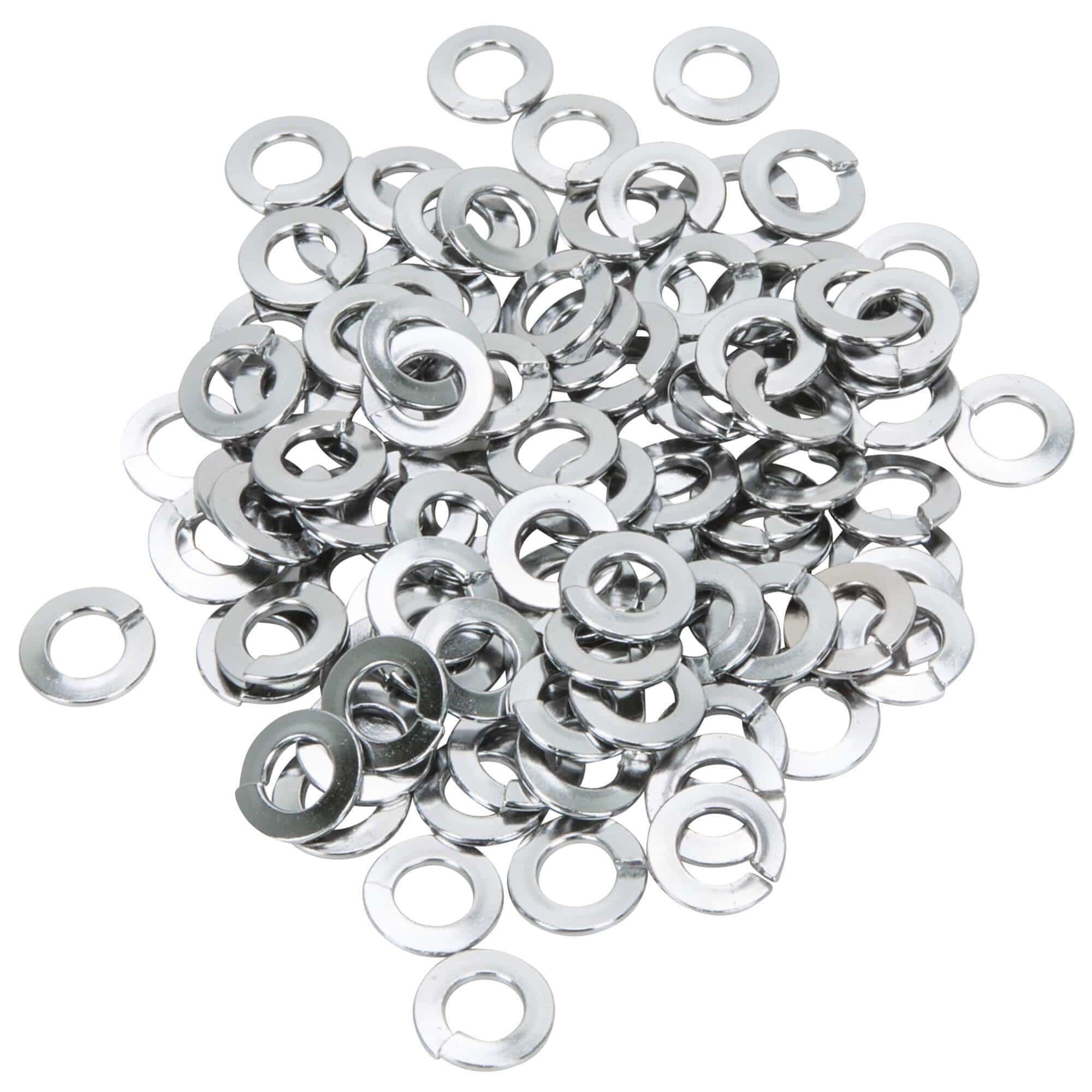 #1/4-L-100 Lock Washers 1/4 inch - Bag of 100 - Chrome Plated