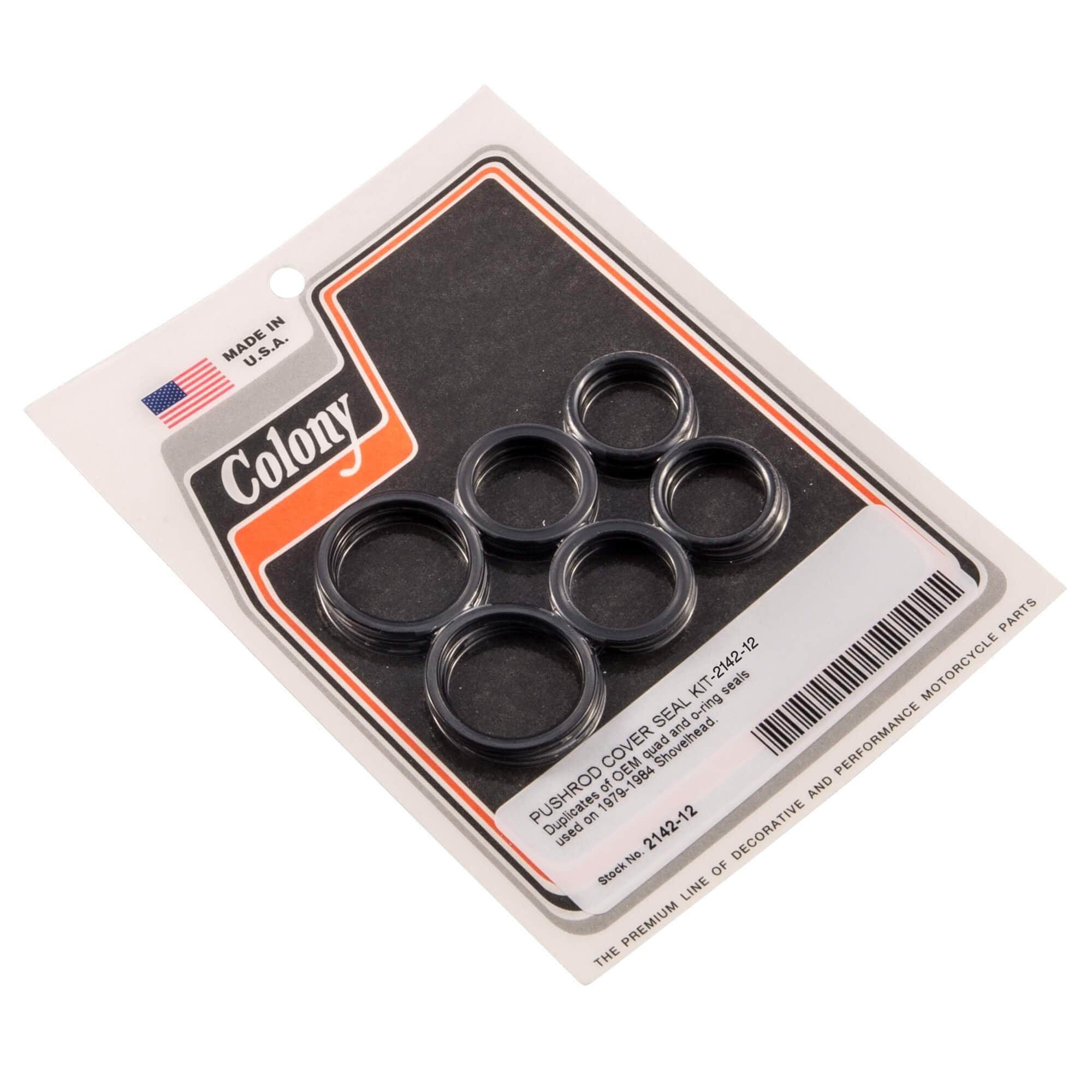 #2142-12 Pushrod Cover Seal Kit 1979-1984 Harley-Davidson Shovelhead