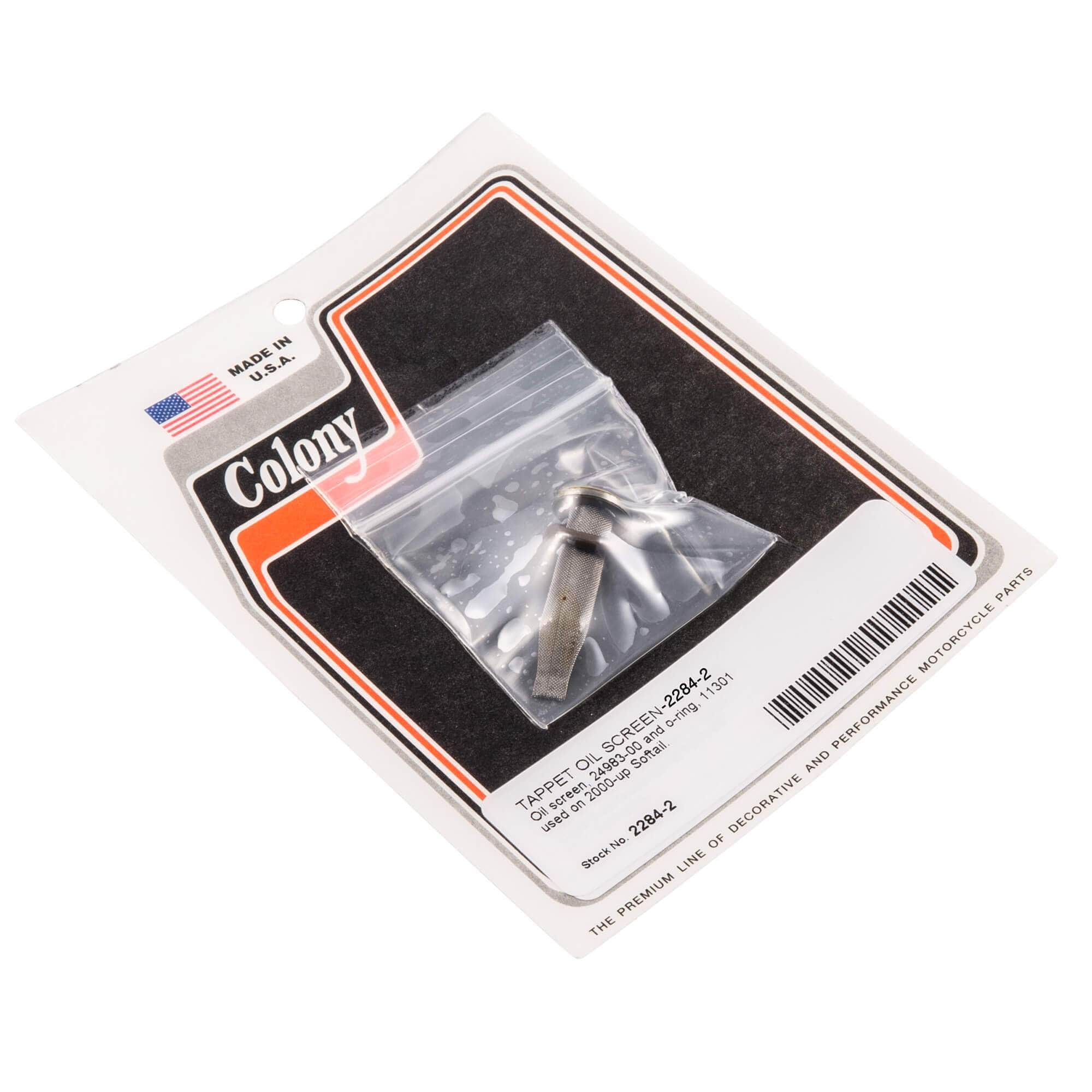 #2284-2 Tappet Oil Screen 2000-Up Harley-Davidson Softail