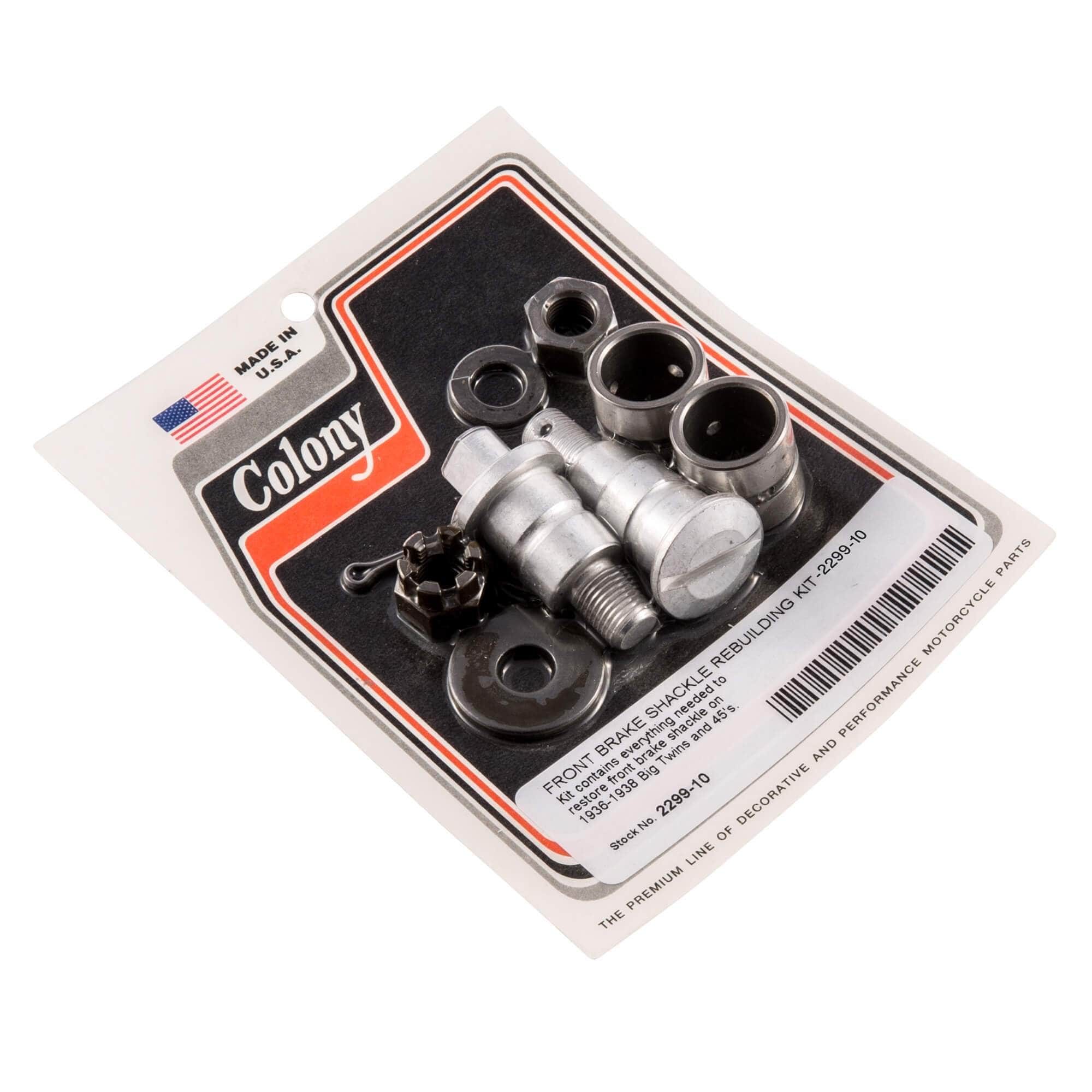 #2299-10 Front Brake Shackle Rebuilding Kit 1936-1938 Harley-Davidson Big Twin/45's