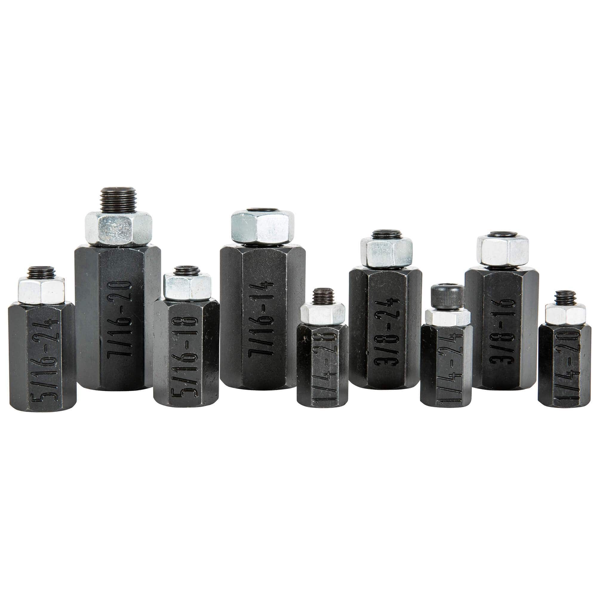 #2398-9 Threaded Stud Installation Tool Kit 1/4, 3/8, 7/16 Coarse and Fine Thread