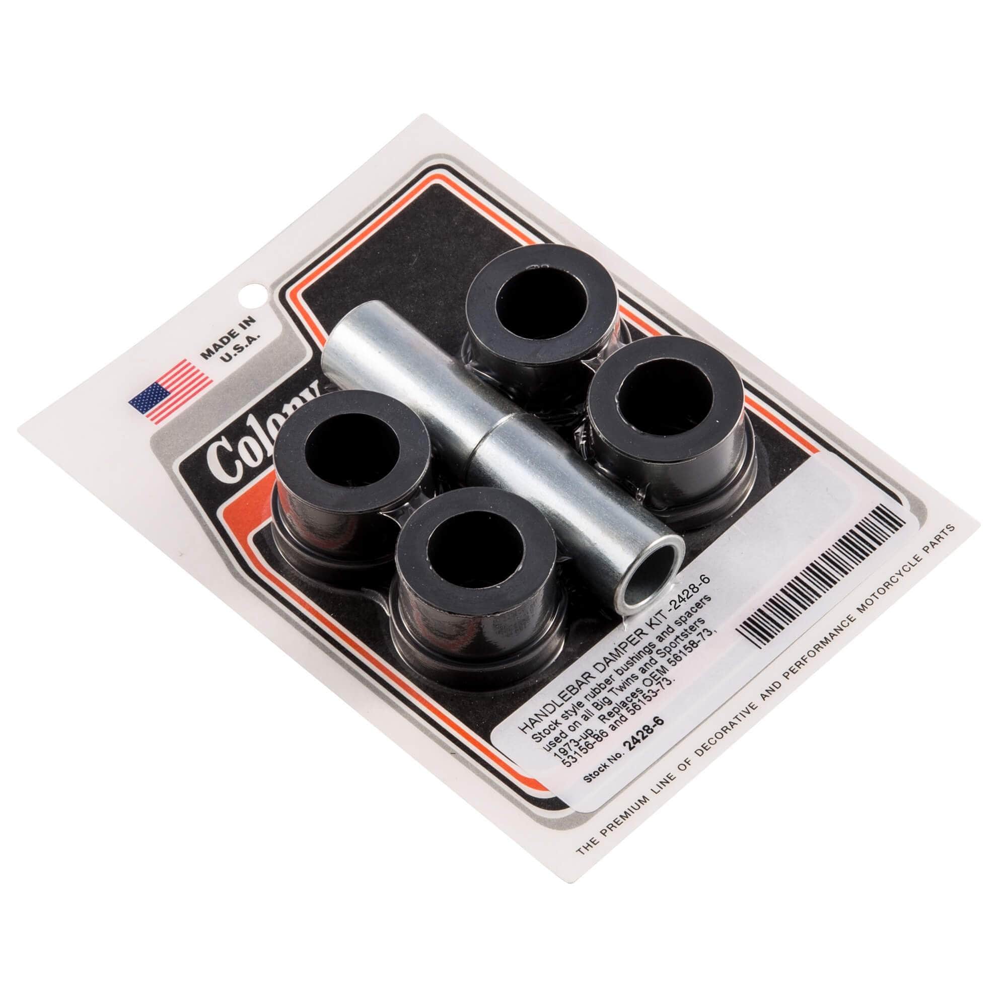#2428-6 Handlebar Damper Kit 1973-Up Harley-Davidson Big Twin/Sportster
