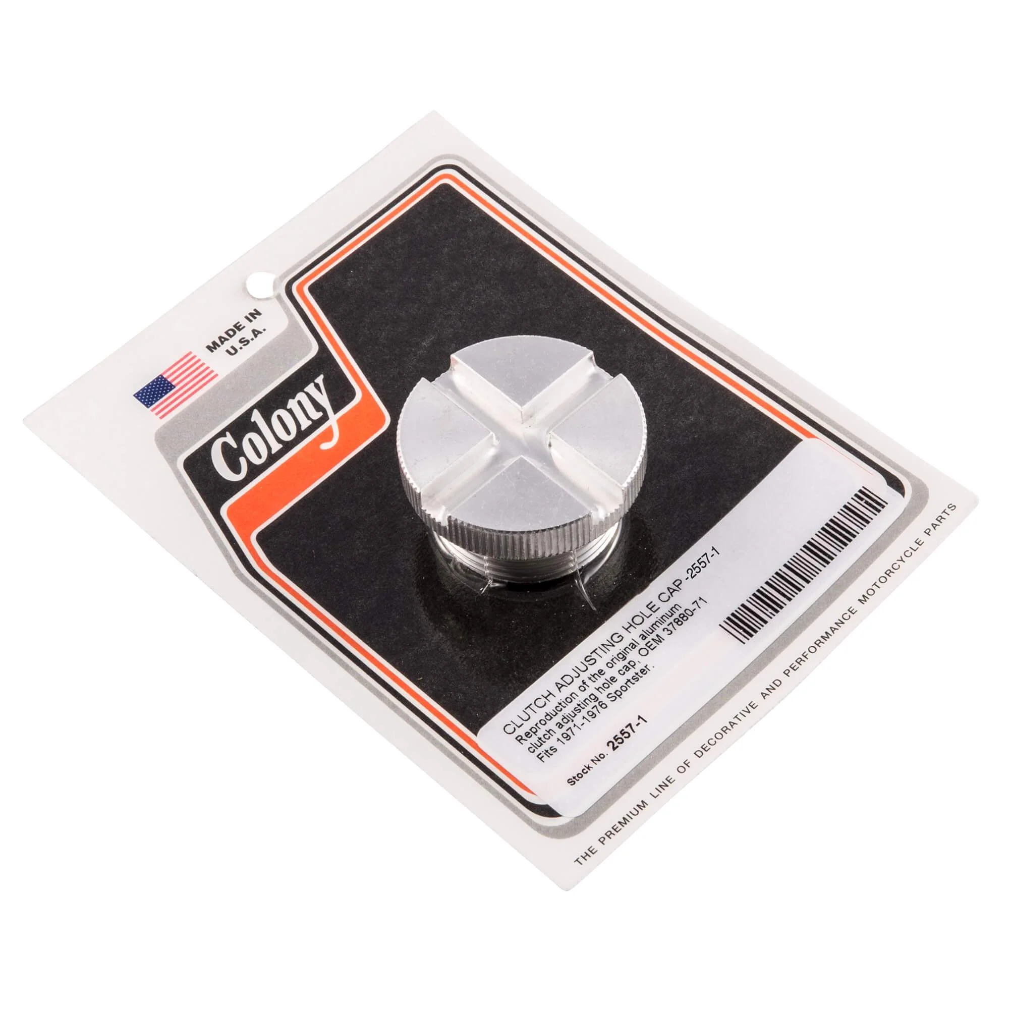 #2557-1 Clutch Adjusting Hole Cap 1971-1976 Harley-Davidson Sportster