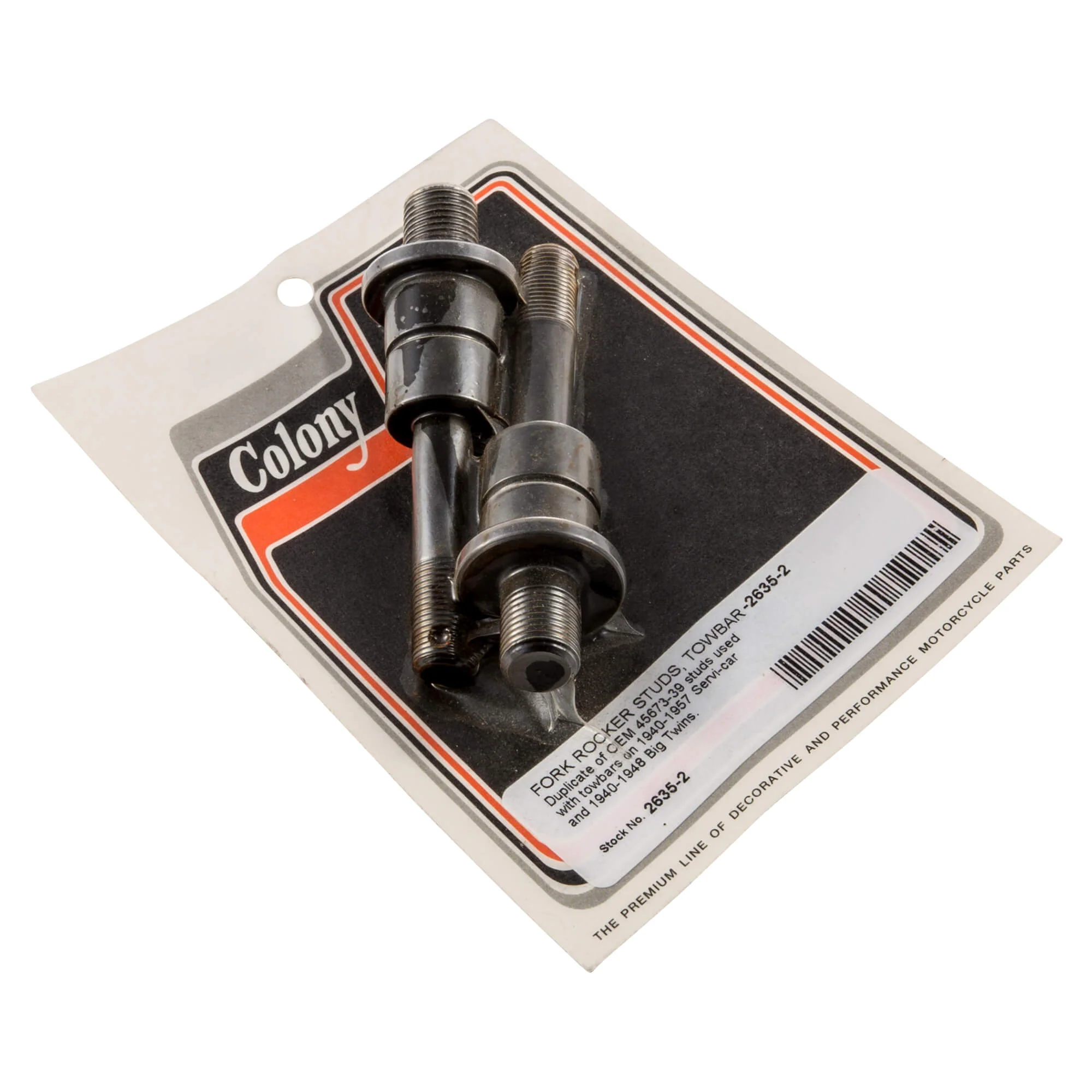 #2635-2 Fork Rocker Studs Towbar 1940-1948 Harley-Davidson Big Twins1940-1957 Servi-car