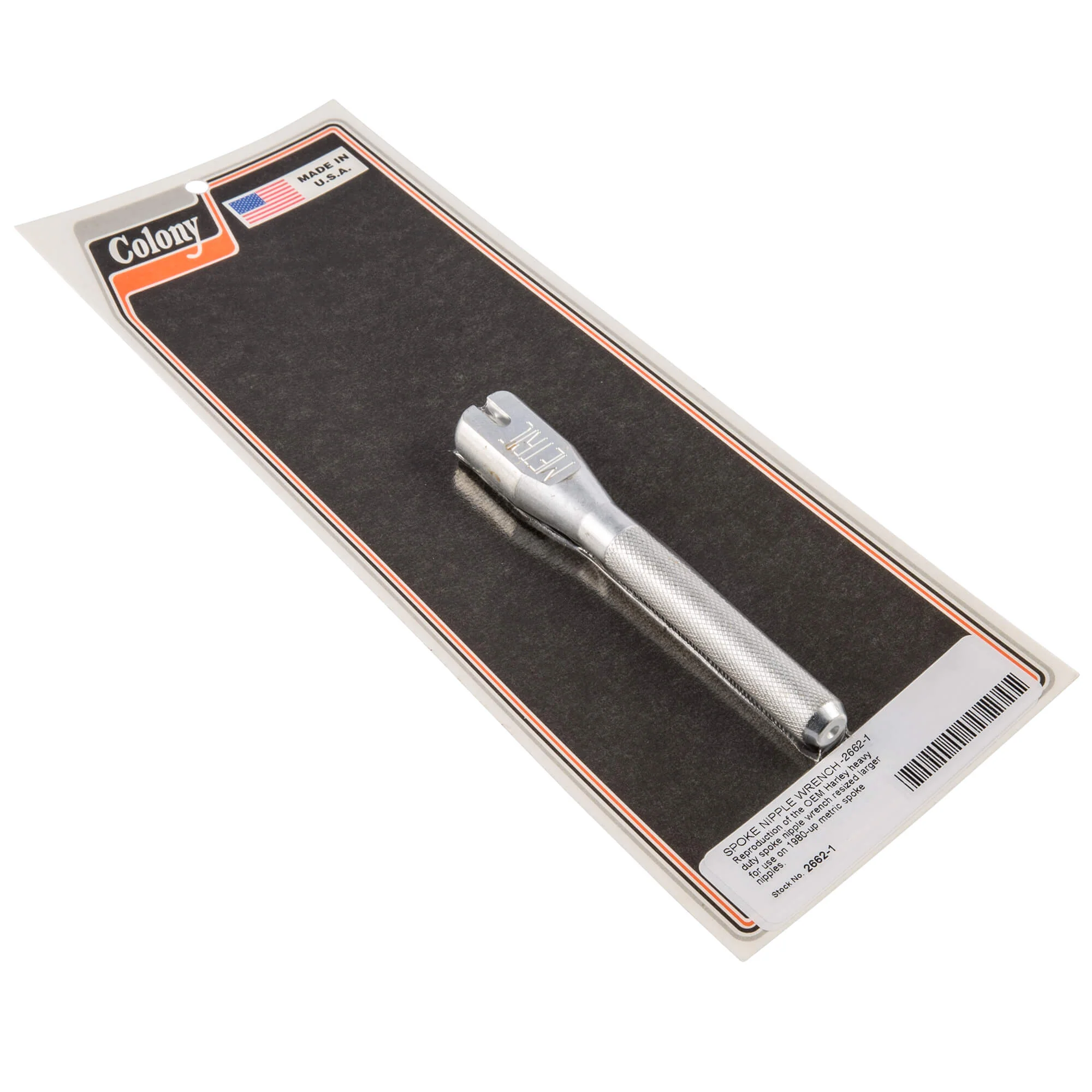 #2662-1 Spoke Nipple Wrench for Metric Nipples 1980-Up Harley-Davidson