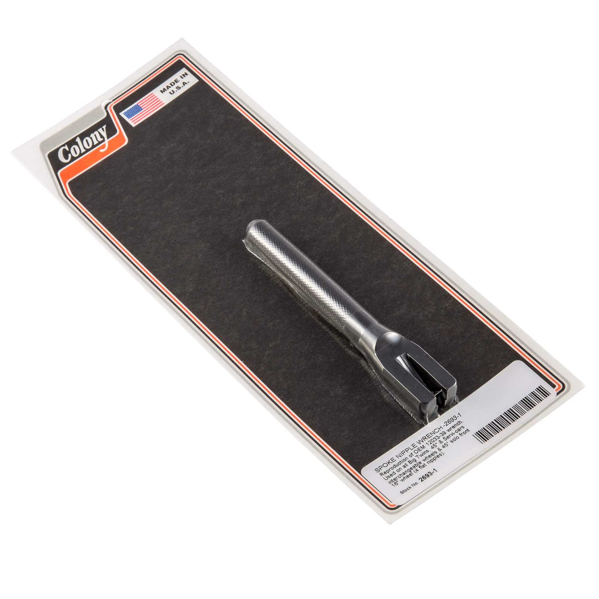 #2693-1 Spoke Nipple Wrench Harley-Davidson Big Twins/45s/Servi-car