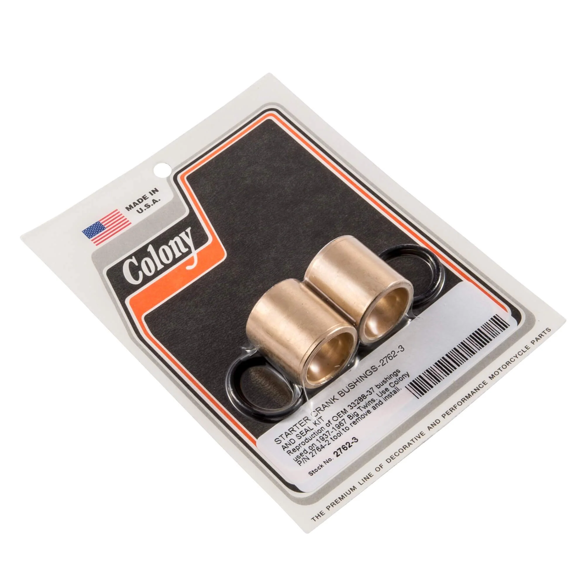 #2762-3 Starter Crank Bushings and Seal Kit 1937-1967 Harley-Davidson Big Twins