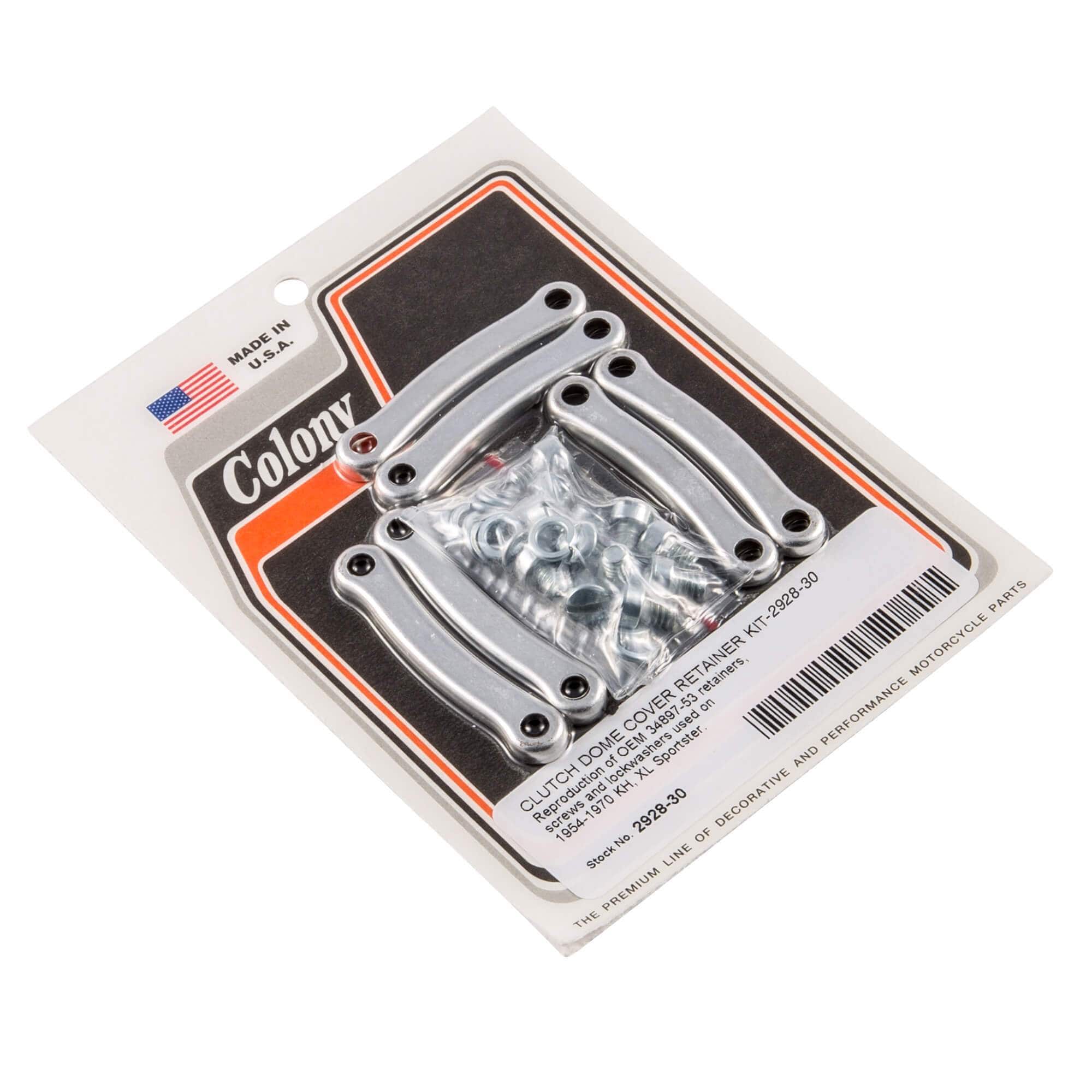 #2928-30 Clutch Dome Cover Retainer Kit 1954-1970 Harley-Davidson KH/XL