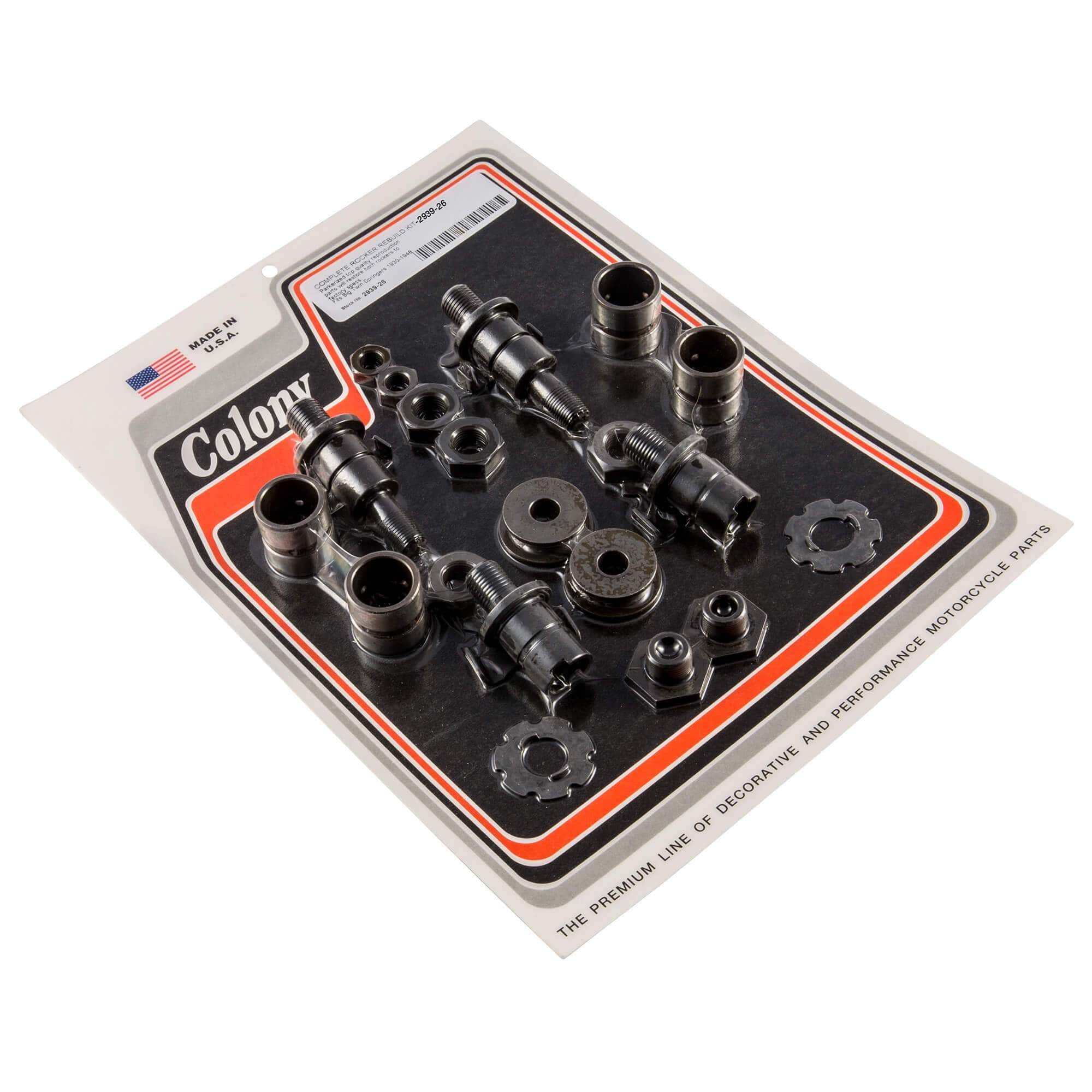 #2939-26 Complete Springer Rocker Rebuild Kit 1931-1948 Harley-Davidson Big Twin - Parkerized