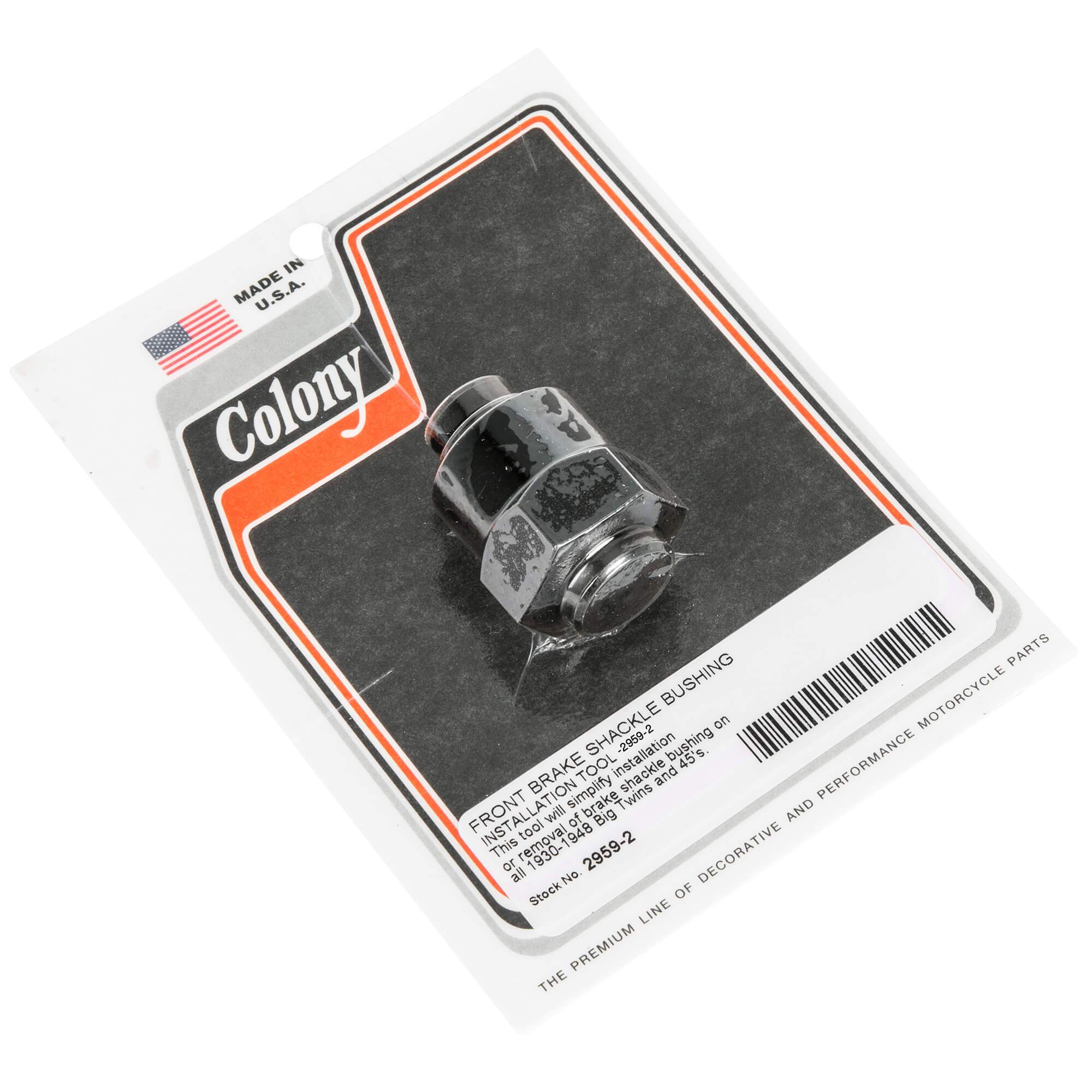 #2959-2 Front Brake Shackle Bushing Install Tool 1930-1948 Harley-Davidson Big Twins/45's