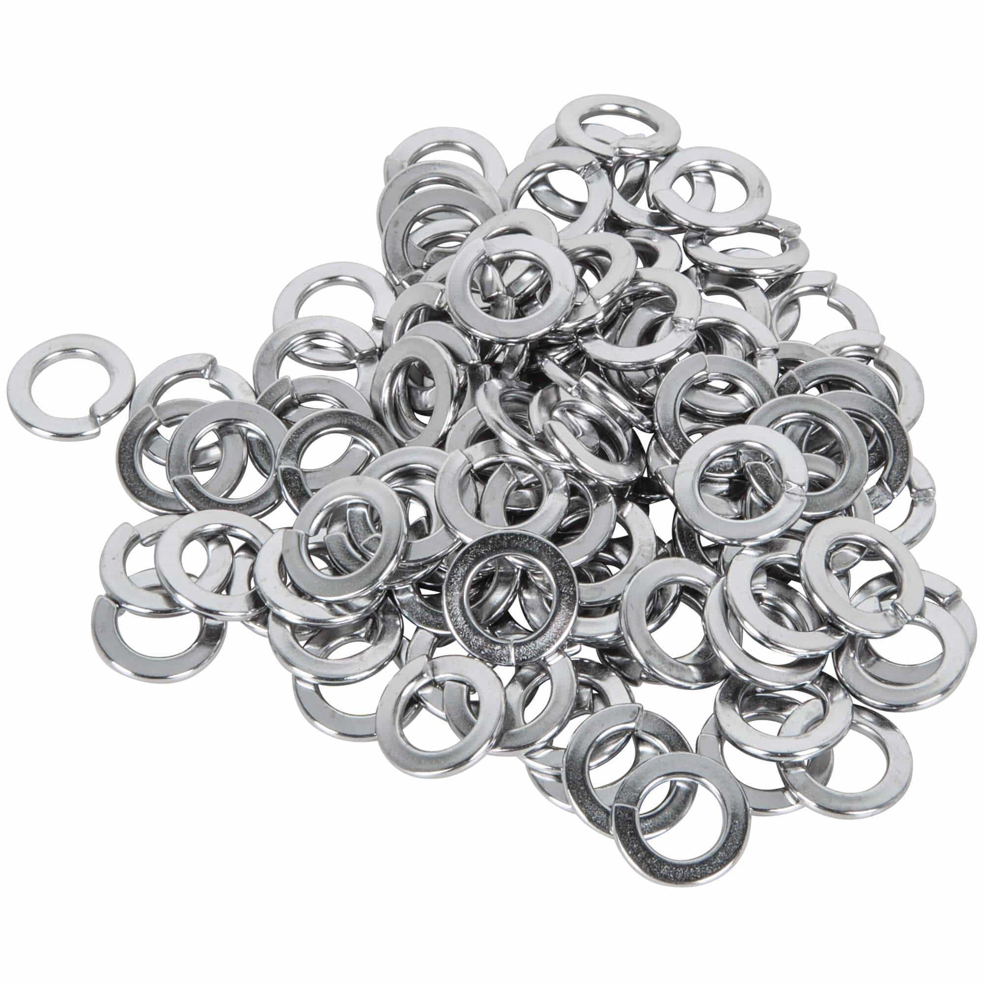 #3/8-L-100 Lock Washers 3/8 inch - Bag of 100 - Chrome Plated
