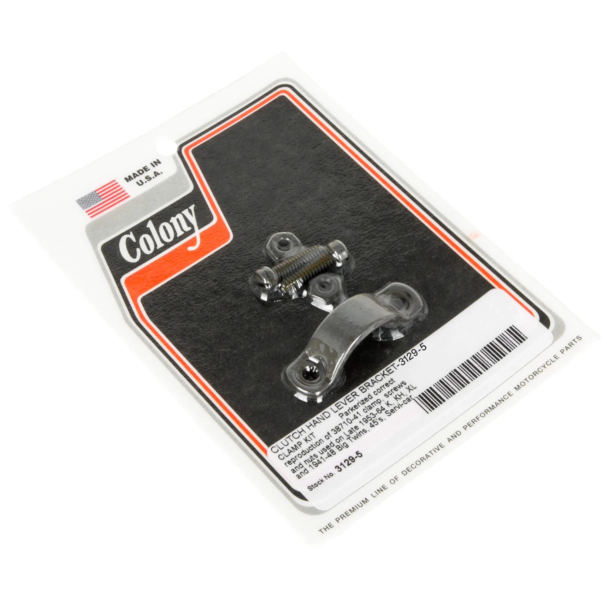 #3129-5 Clutch Hand Lever Bracket 1953-1964 Harley-Davidson K/KH/XL 1941-1948 Big Twins/45's/Servi-car