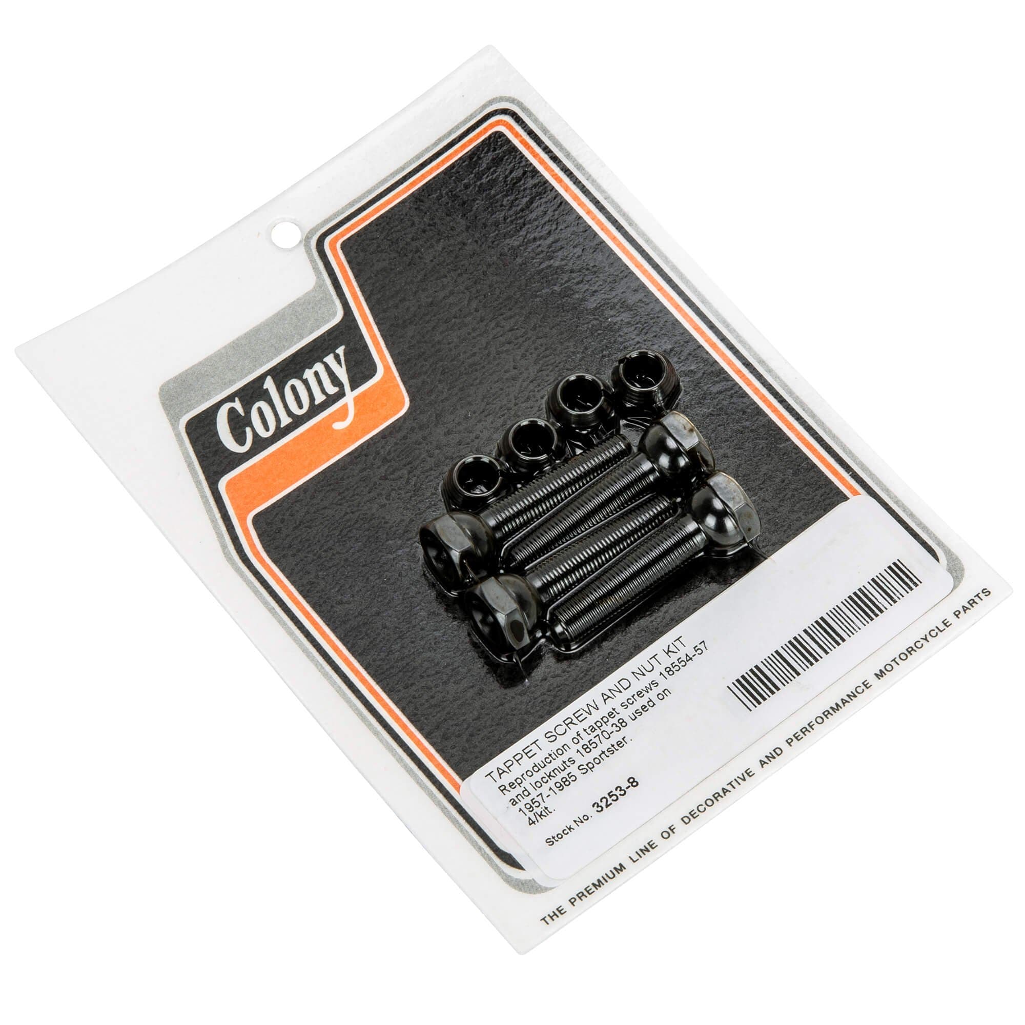 #3253-8 Tappet Screw & Nut Kit 1957-1985 Harley-Davidson Sportster