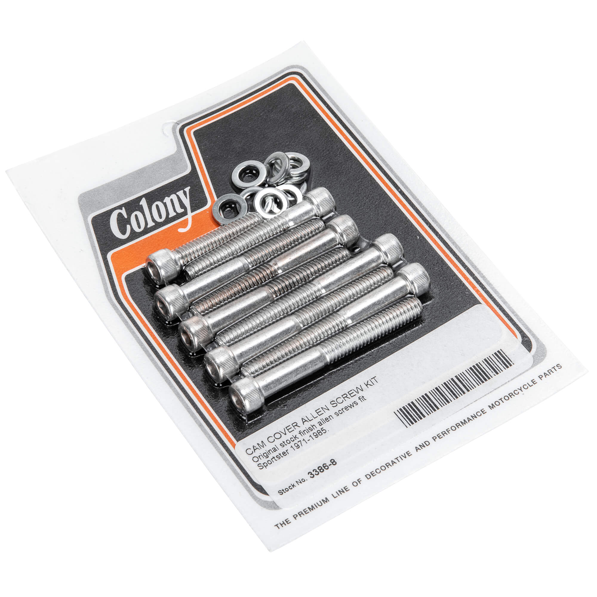 #3386-8 Cam Cover Allen Screw Kit 1971-1985 Harley-Davdison Sportster XL Models