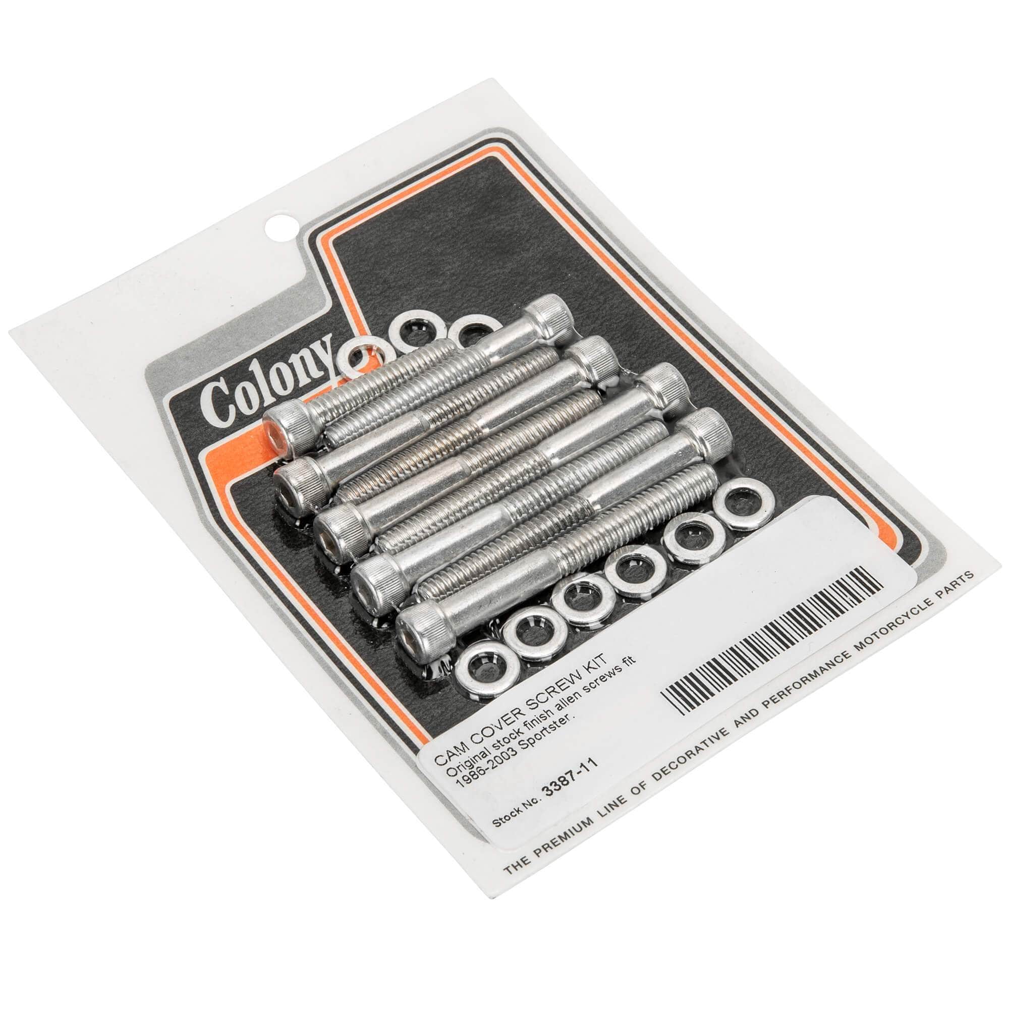 #3387-11 Cam Cover Screw Kit 1986-2003 Harley-Davdison Sportster XL Models